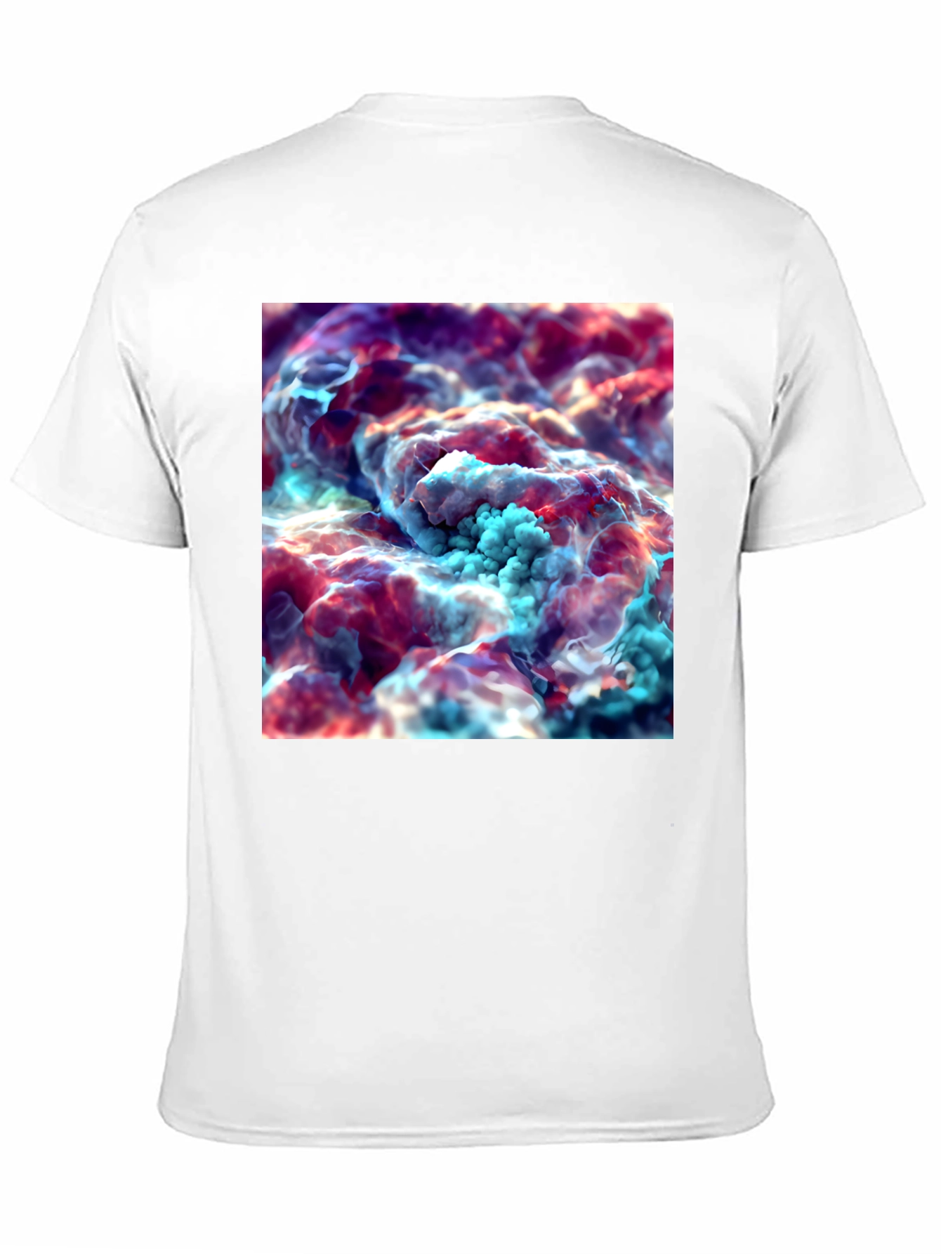 Abstract Cloudscape Graphic Tee - Unisex Black T-Shirt
