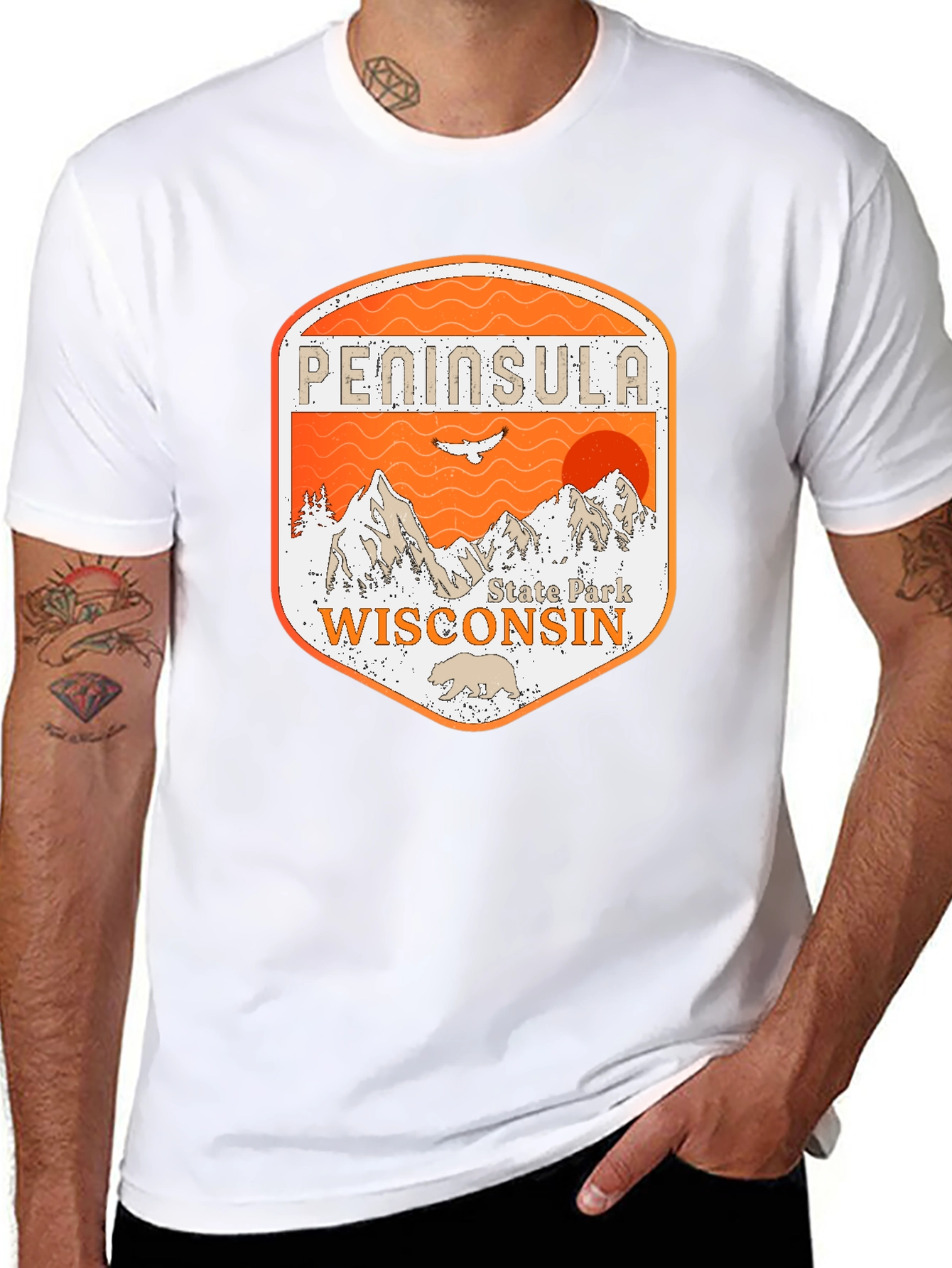Peninsula State Park Wisconsin Graphic Tee
