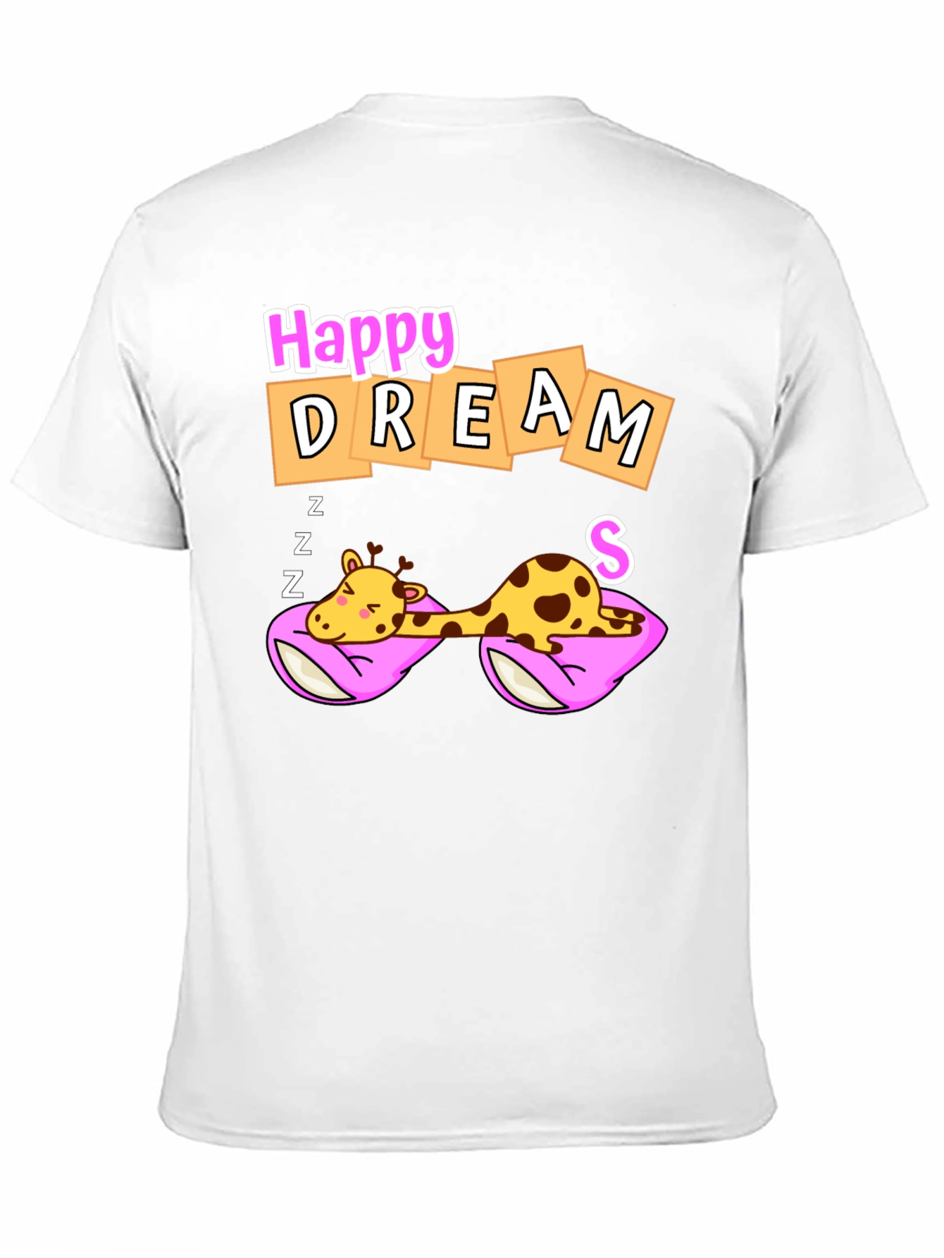 Happy Dreams Giraffe Graphic Tee - Unisex