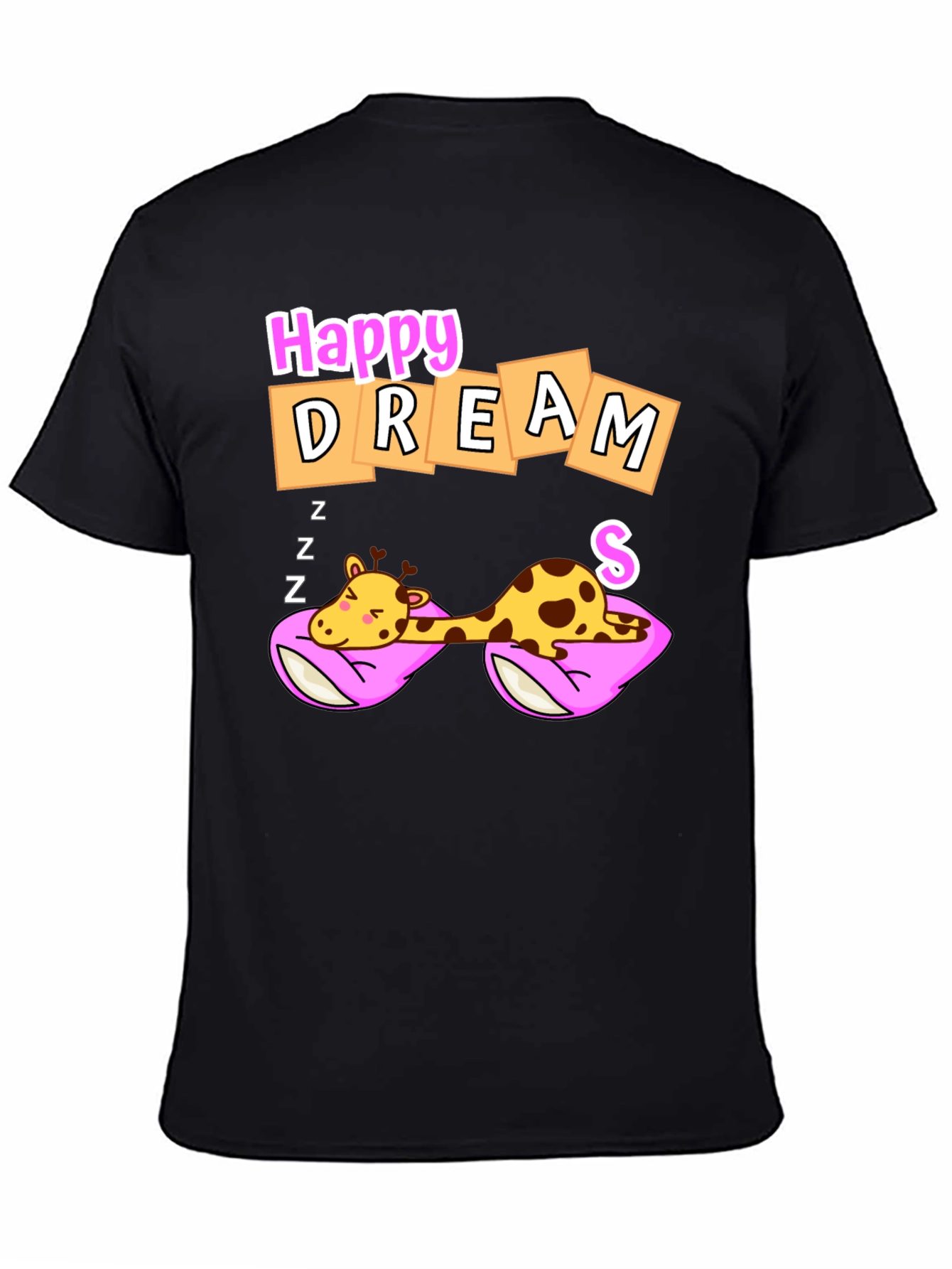 Happy Dreams Giraffe Graphic Tee - Unisex