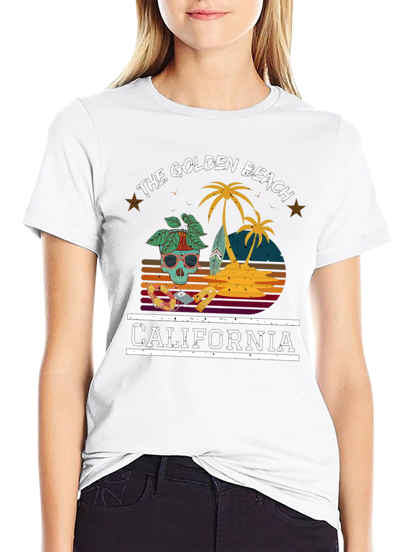Golden Beach California Graphic Tee