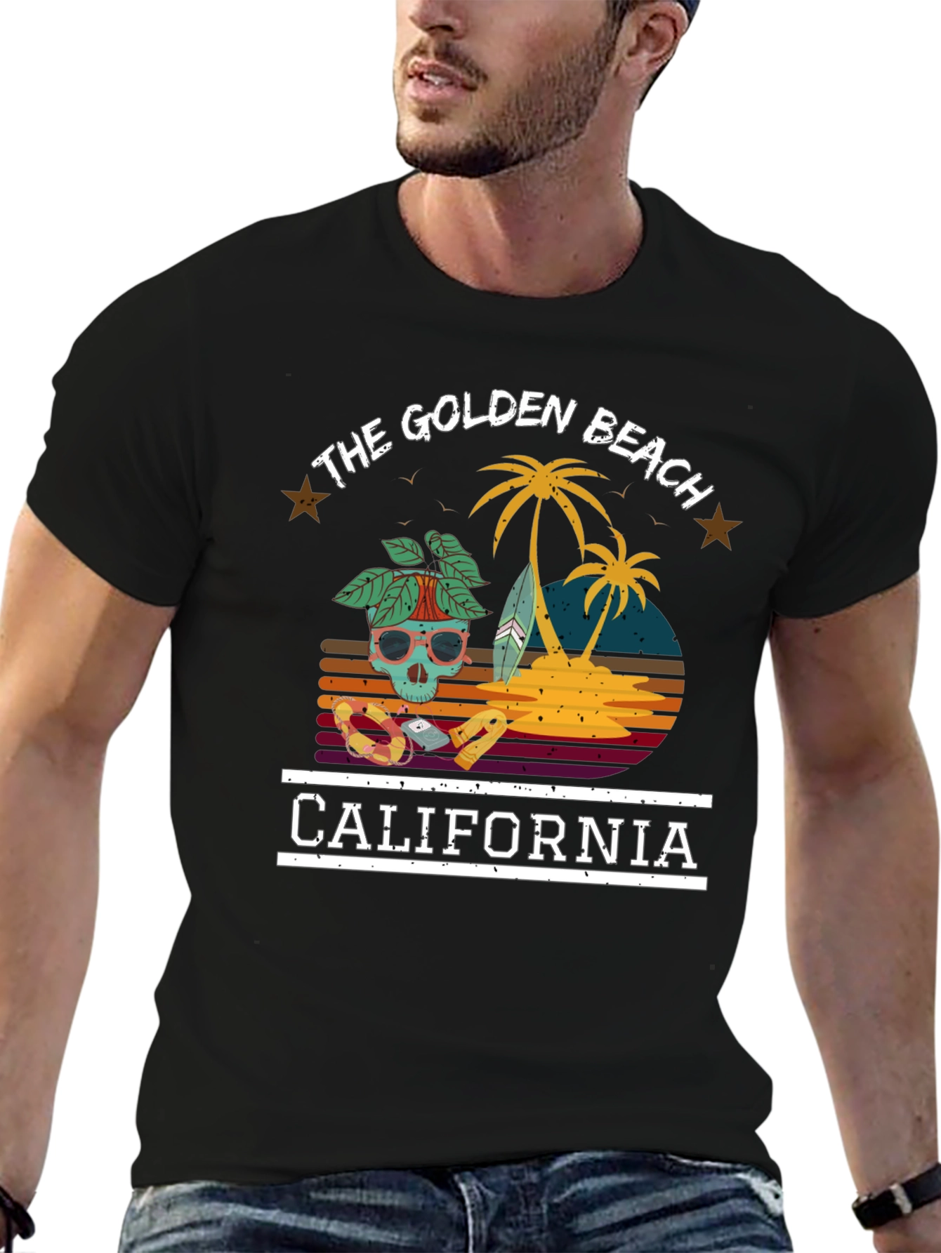 Golden Beach California Graphic Tee