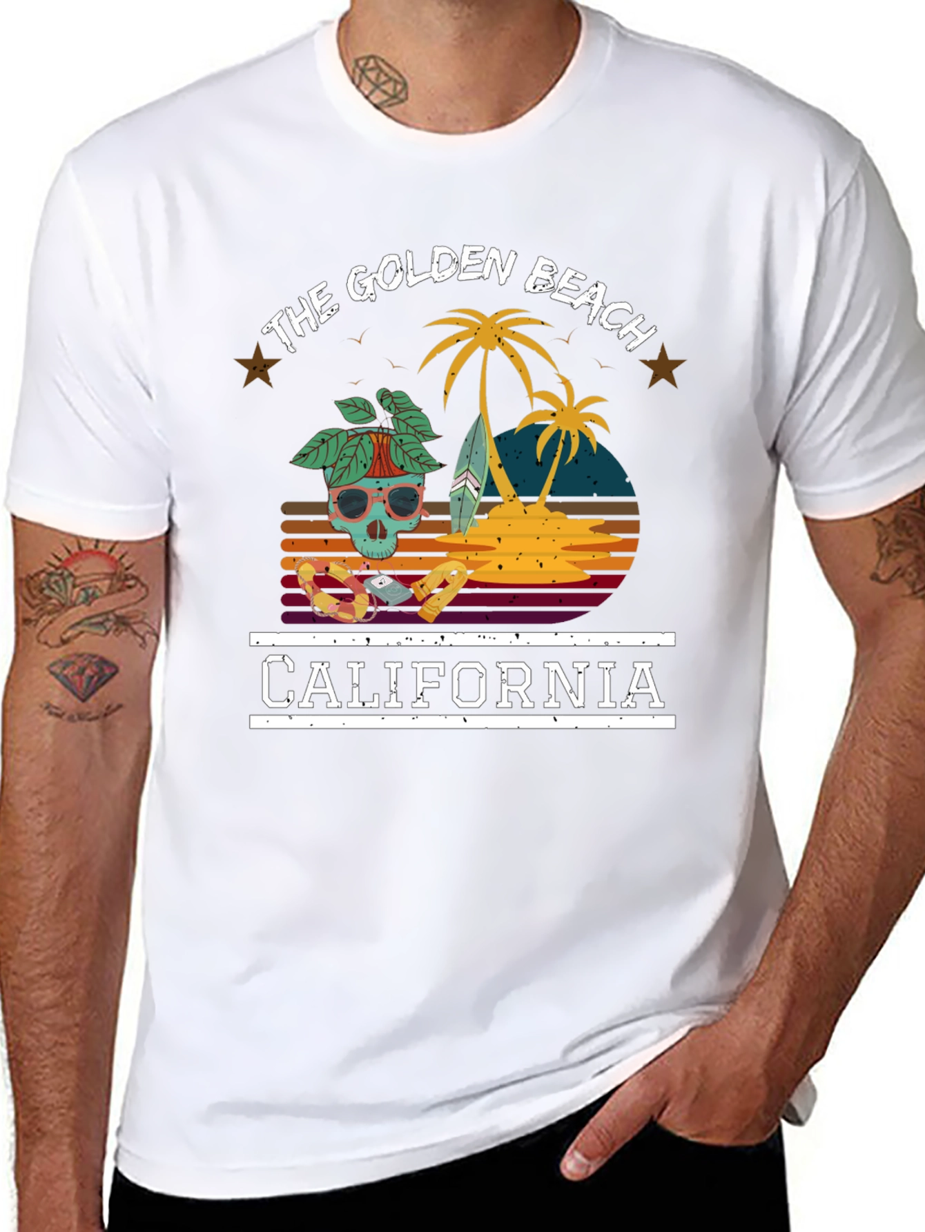 Golden Beach California Graphic Tee
