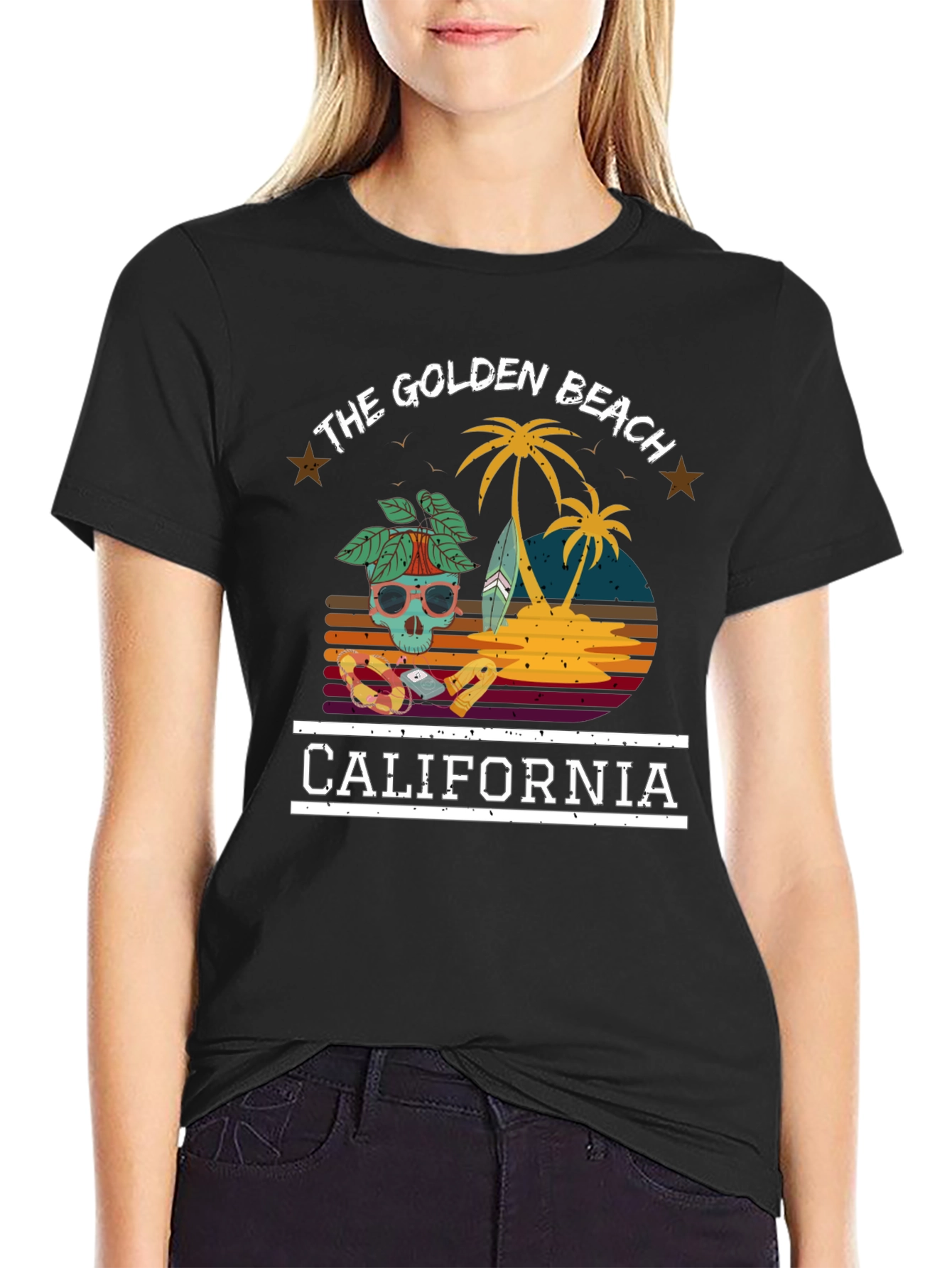 Golden Beach California Graphic Tee