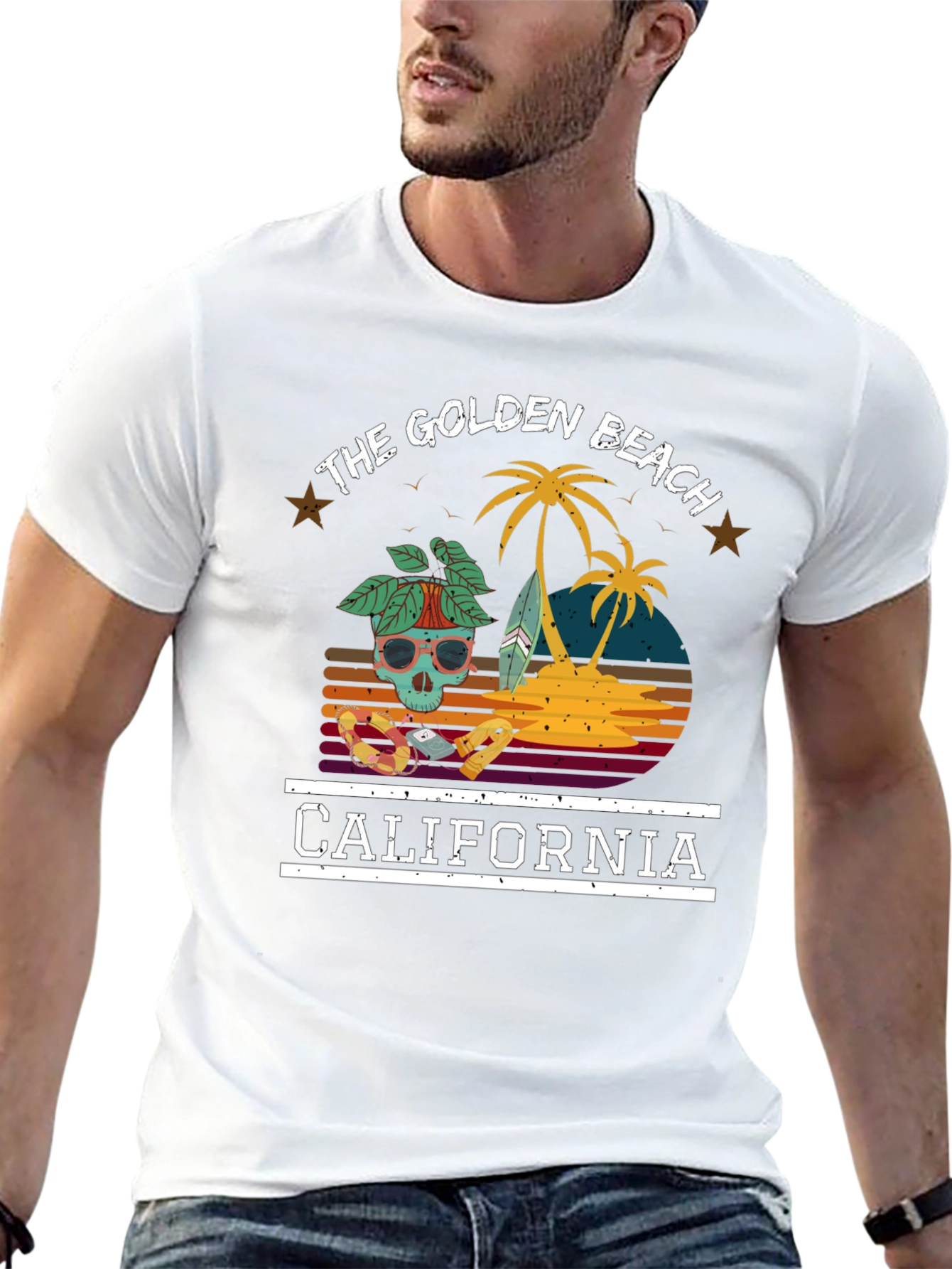 Golden Beach California Graphic Tee