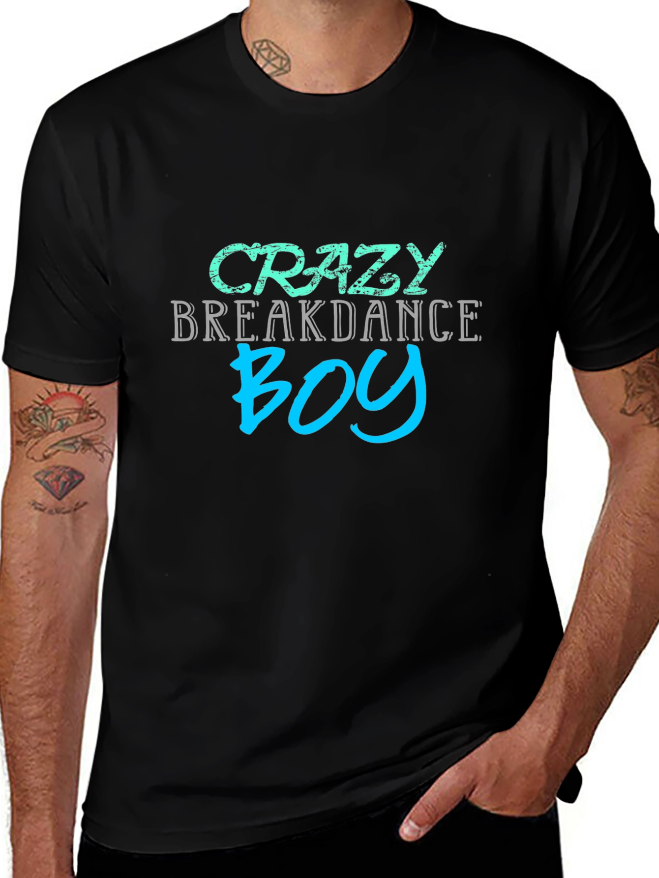 Crazy Breakdance Boy T-Shirt
