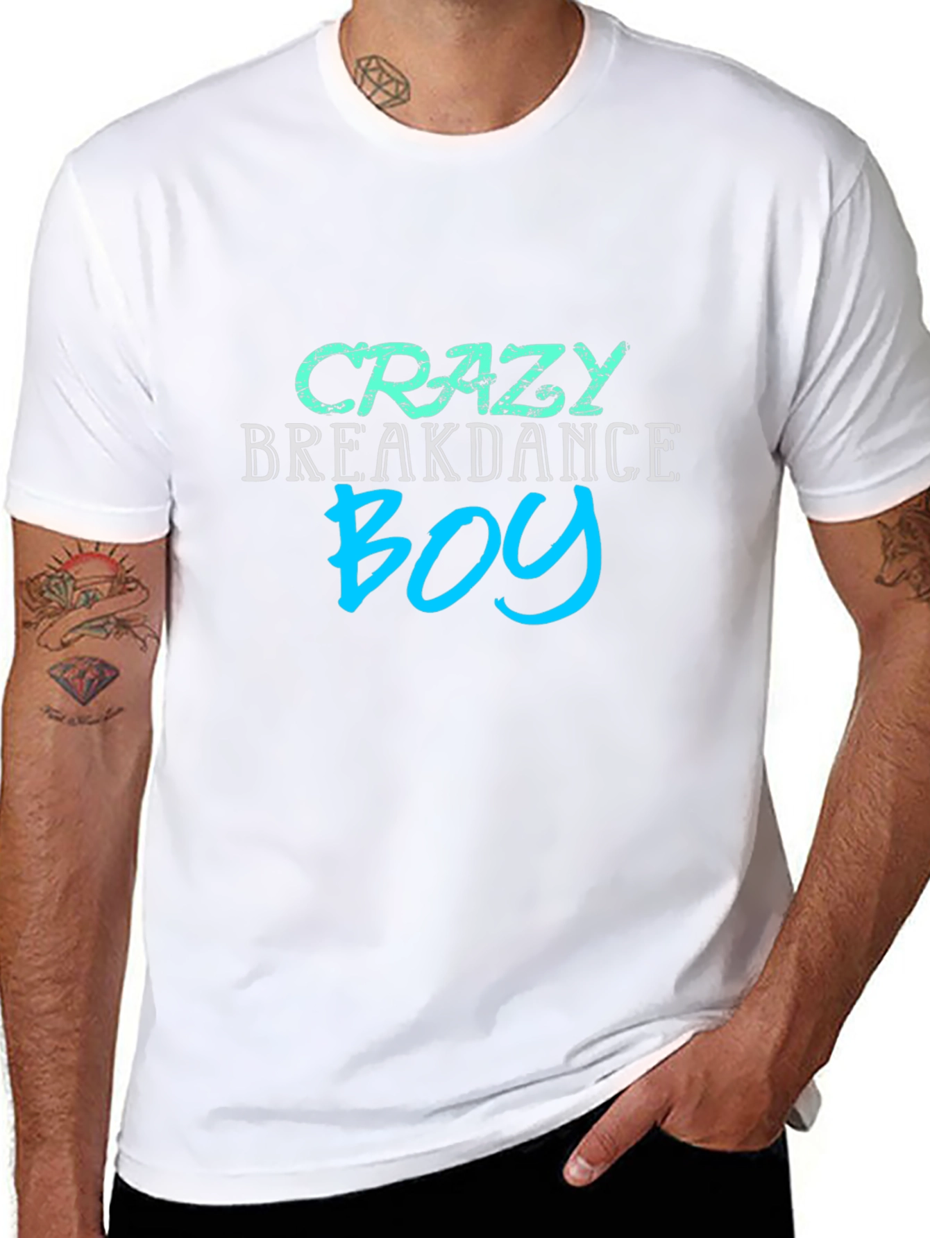 Crazy Breakdance Boy T-Shirt