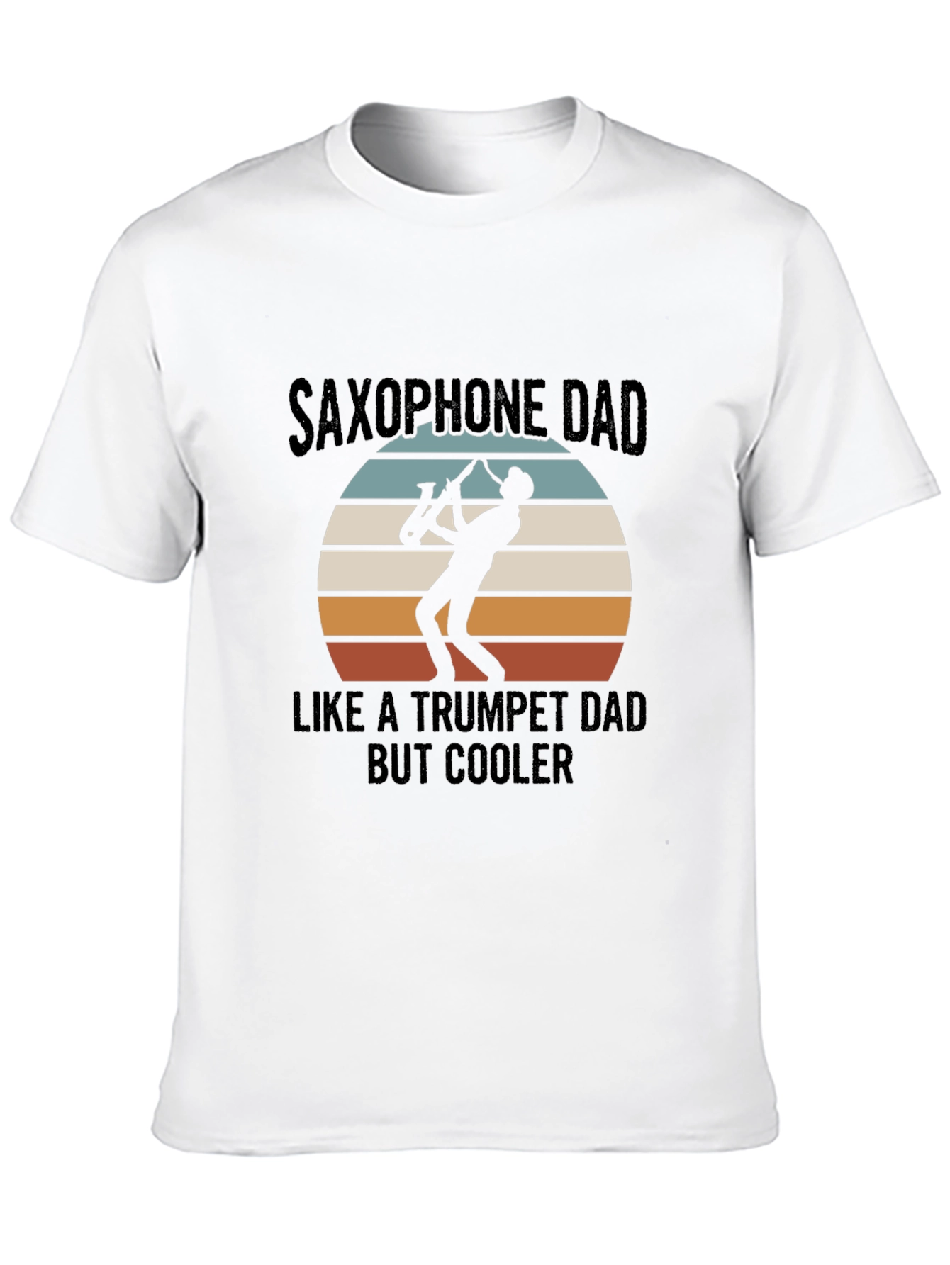 Saxophone Dad T-Shirt - Cool Musician Tee
