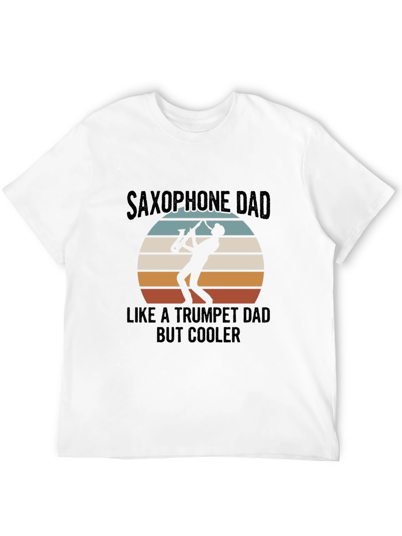 Saxophone Dad T-Shirt - Cool Musician Tee