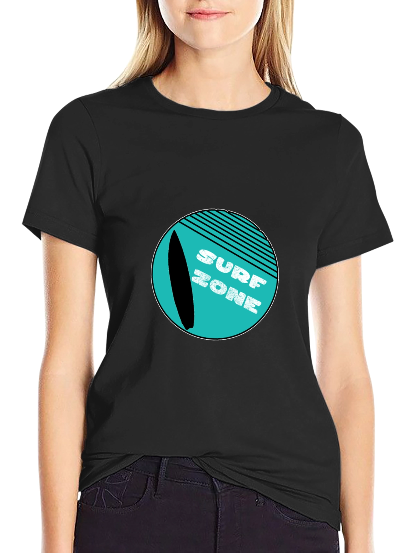 Surf Zone Graphic T-Shirt - Black