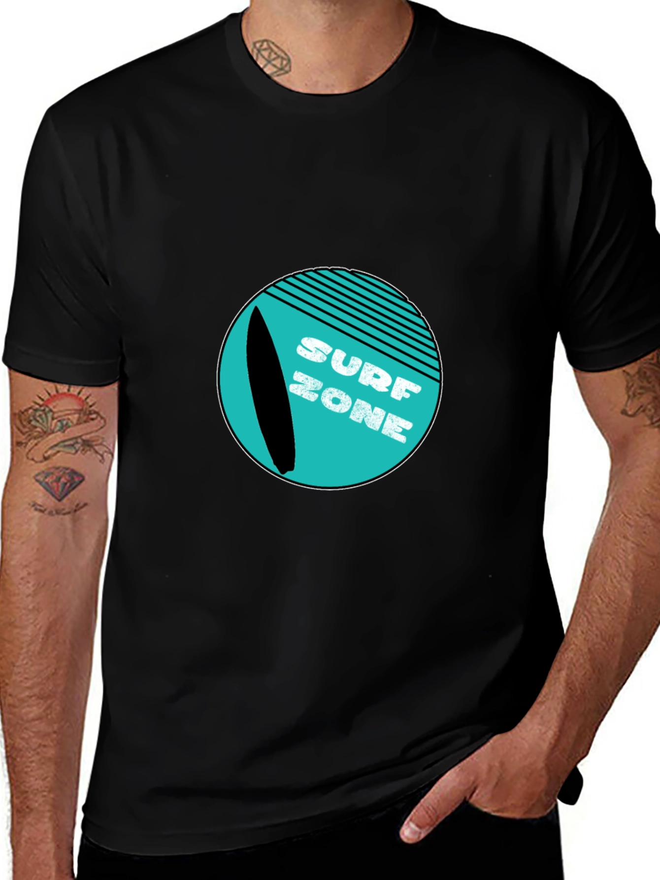Surf Zone Graphic T-Shirt - Black