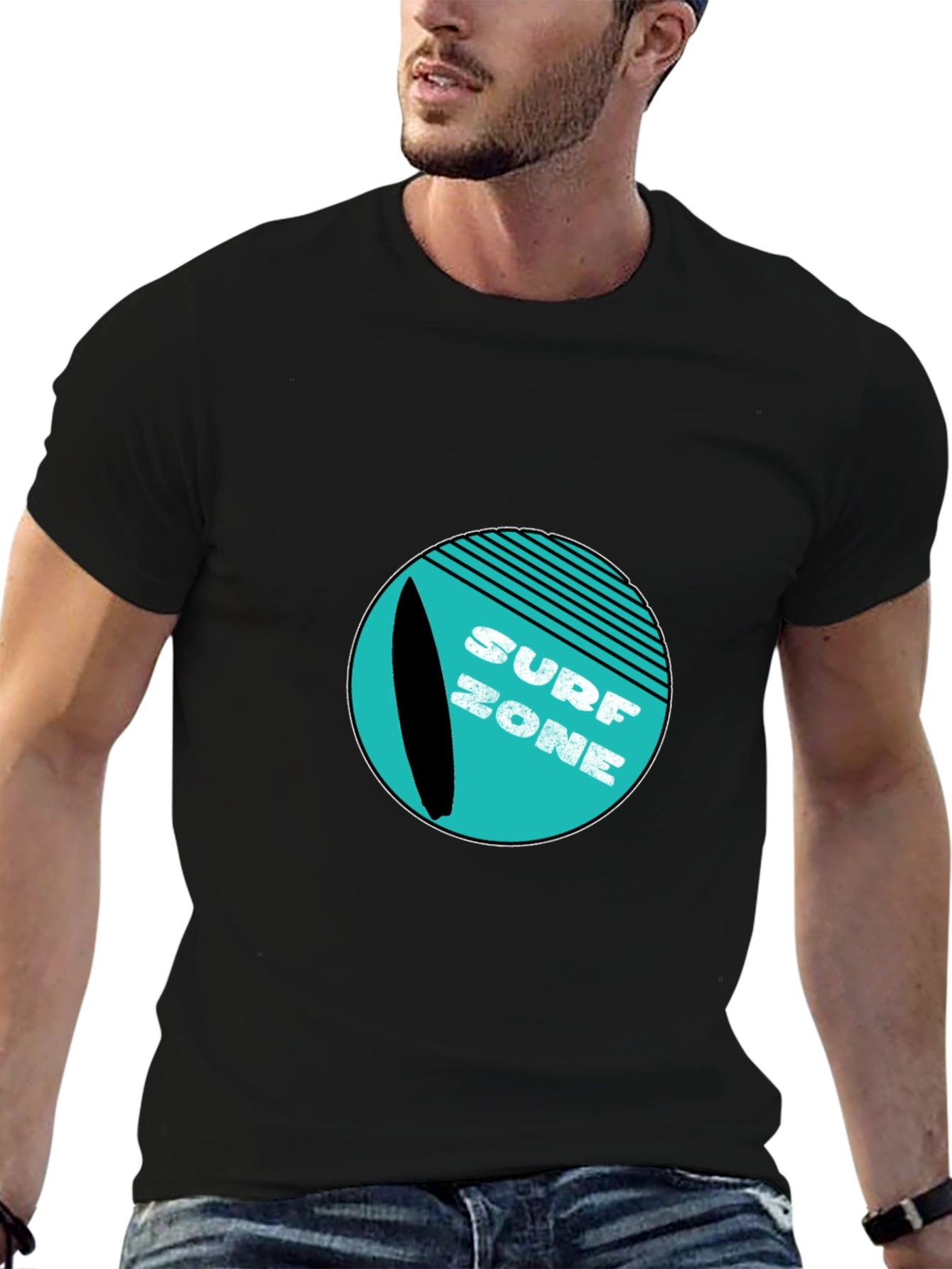 Surf Zone Graphic T-Shirt - Black