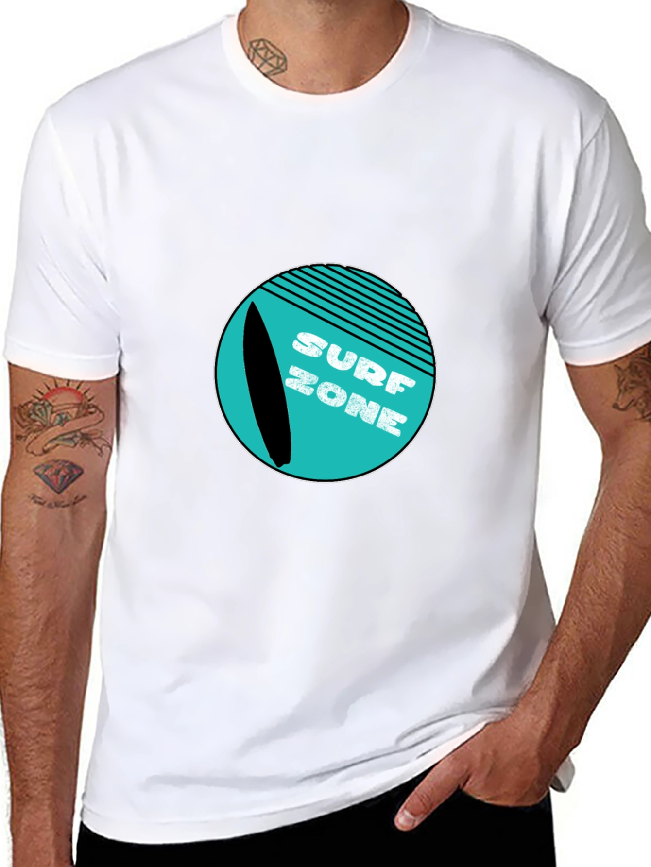 Surf Zone Graphic T-Shirt - Black
