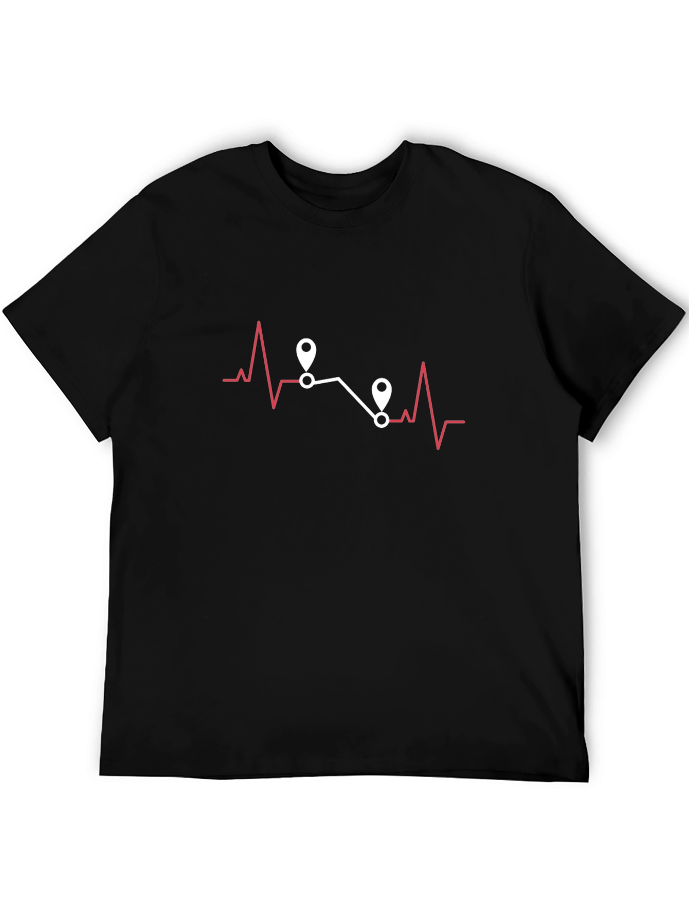 Heartbeat Route Tee - Travel Adventure Shirt
