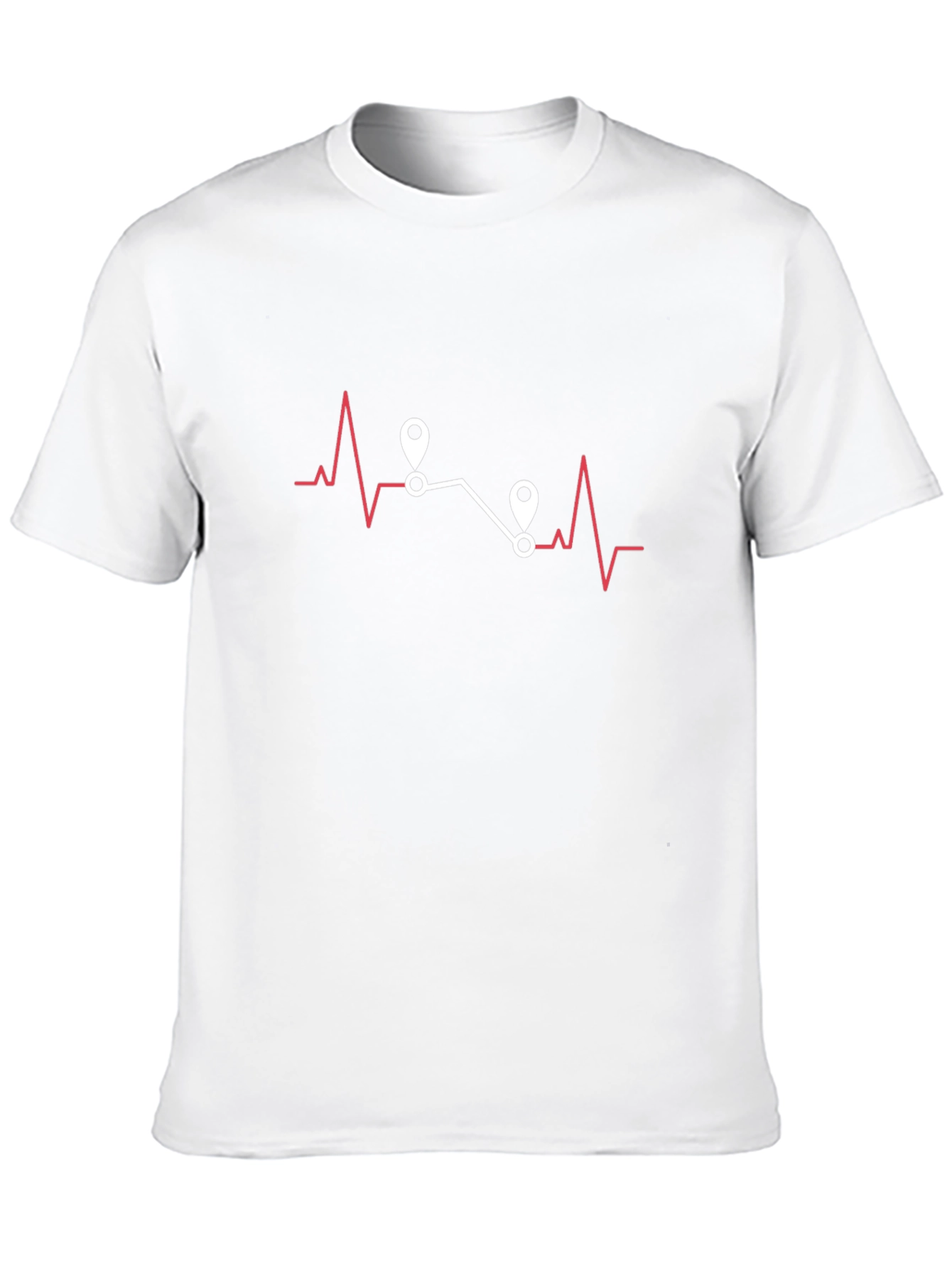 Heartbeat Route Tee - Travel Adventure Shirt