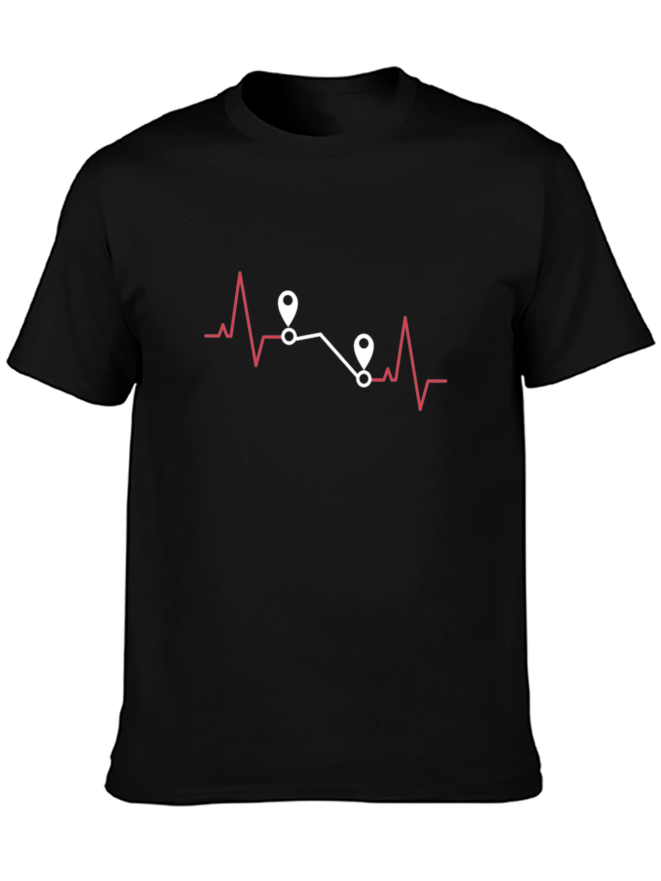 Heartbeat Route Tee - Travel Adventure Shirt