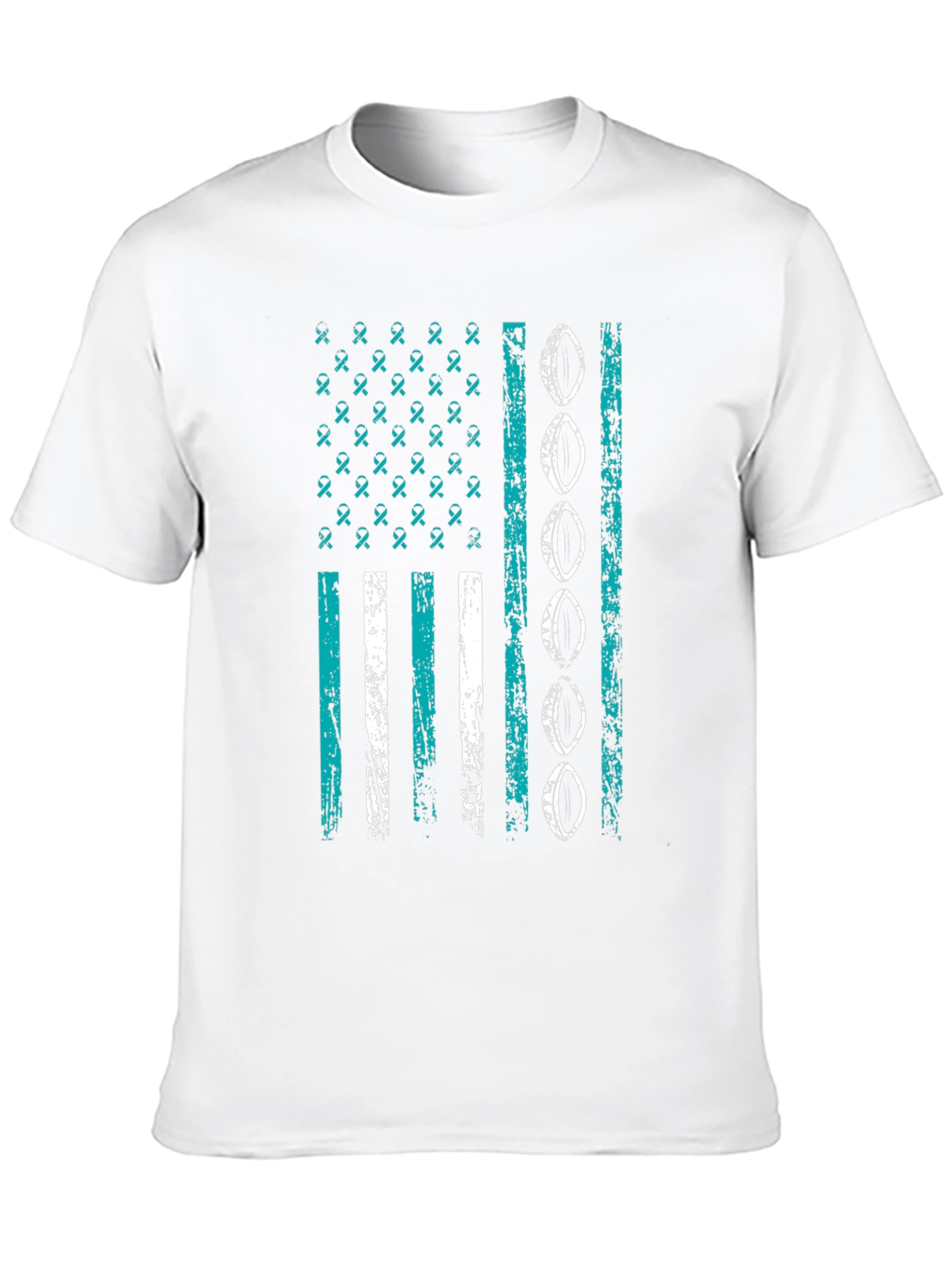 Awareness Ribbon Flag Graphic Tee