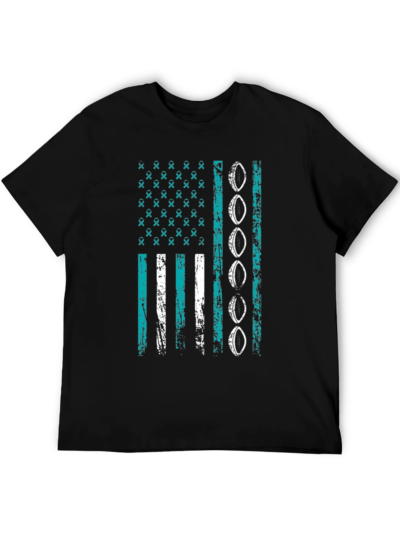 Awareness Ribbon Flag Graphic Tee
