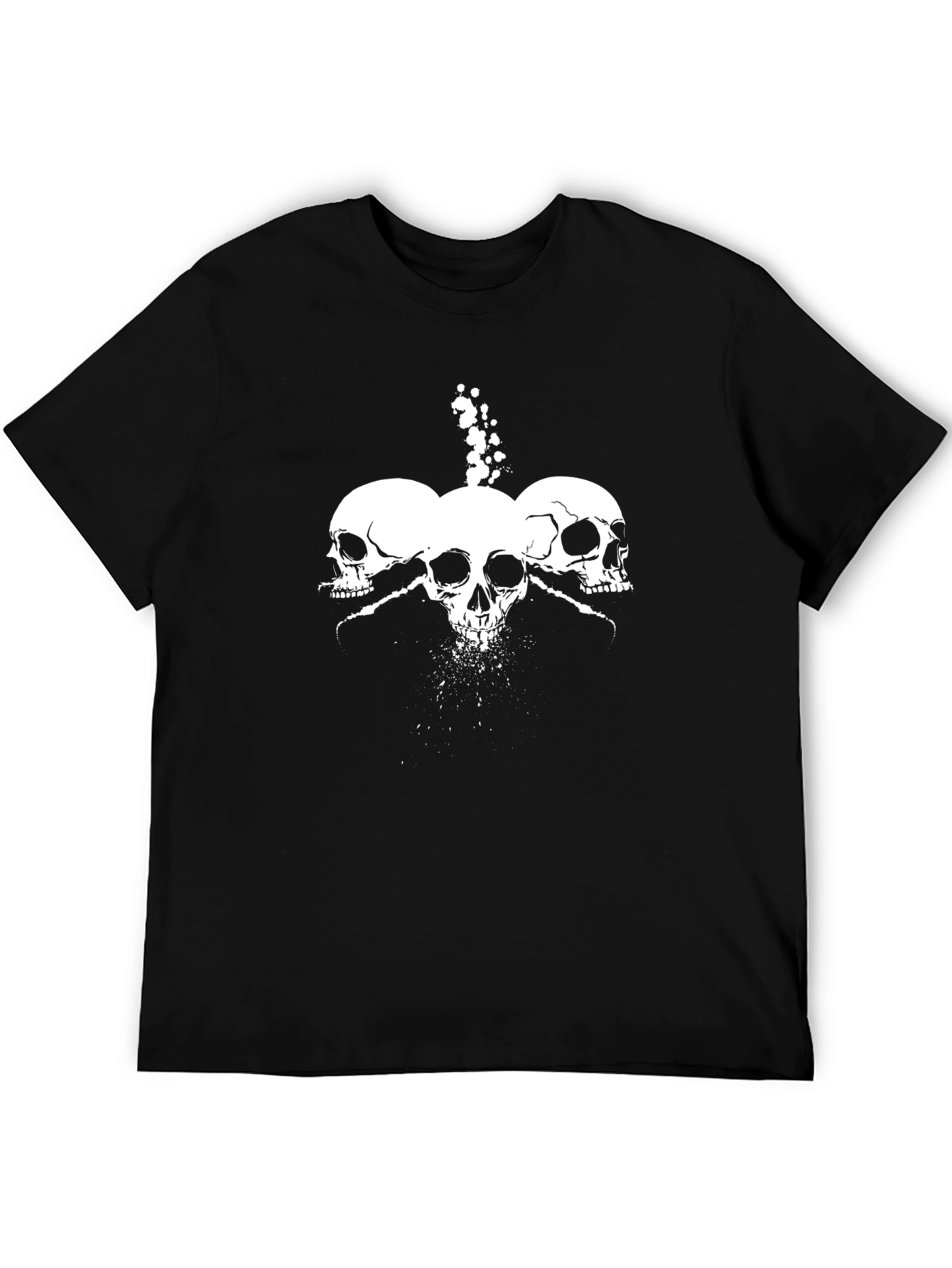 Skull Graphic T-Shirt - Black