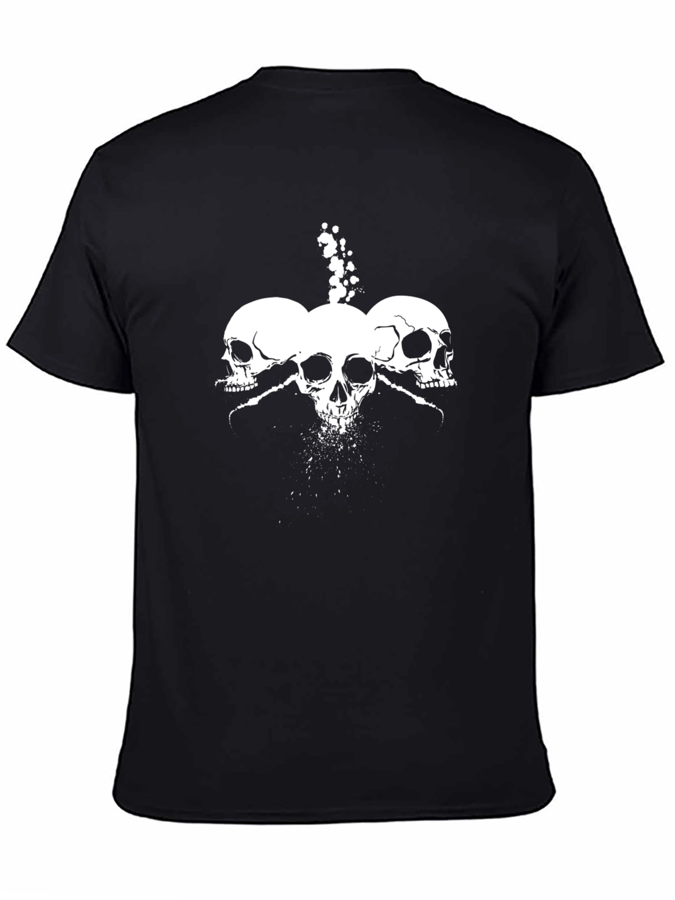 Skull Graphic T-Shirt - Black