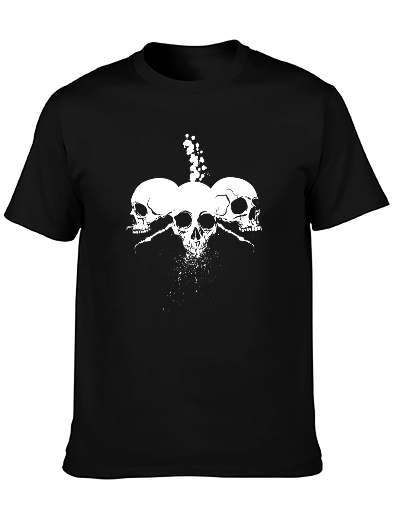 Skull Graphic T-Shirt - Black