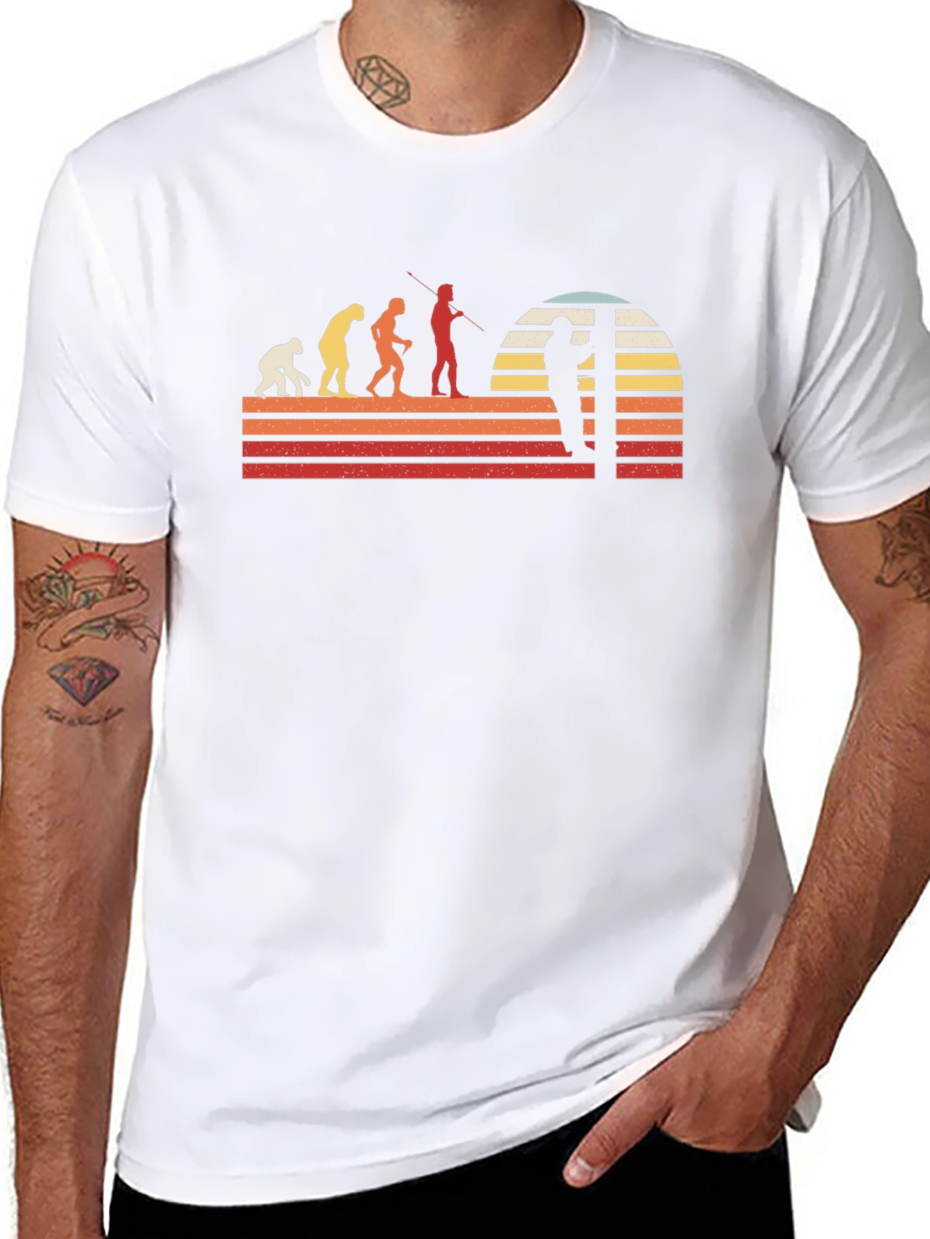 Retro Fisherman Evolution T-Shirt