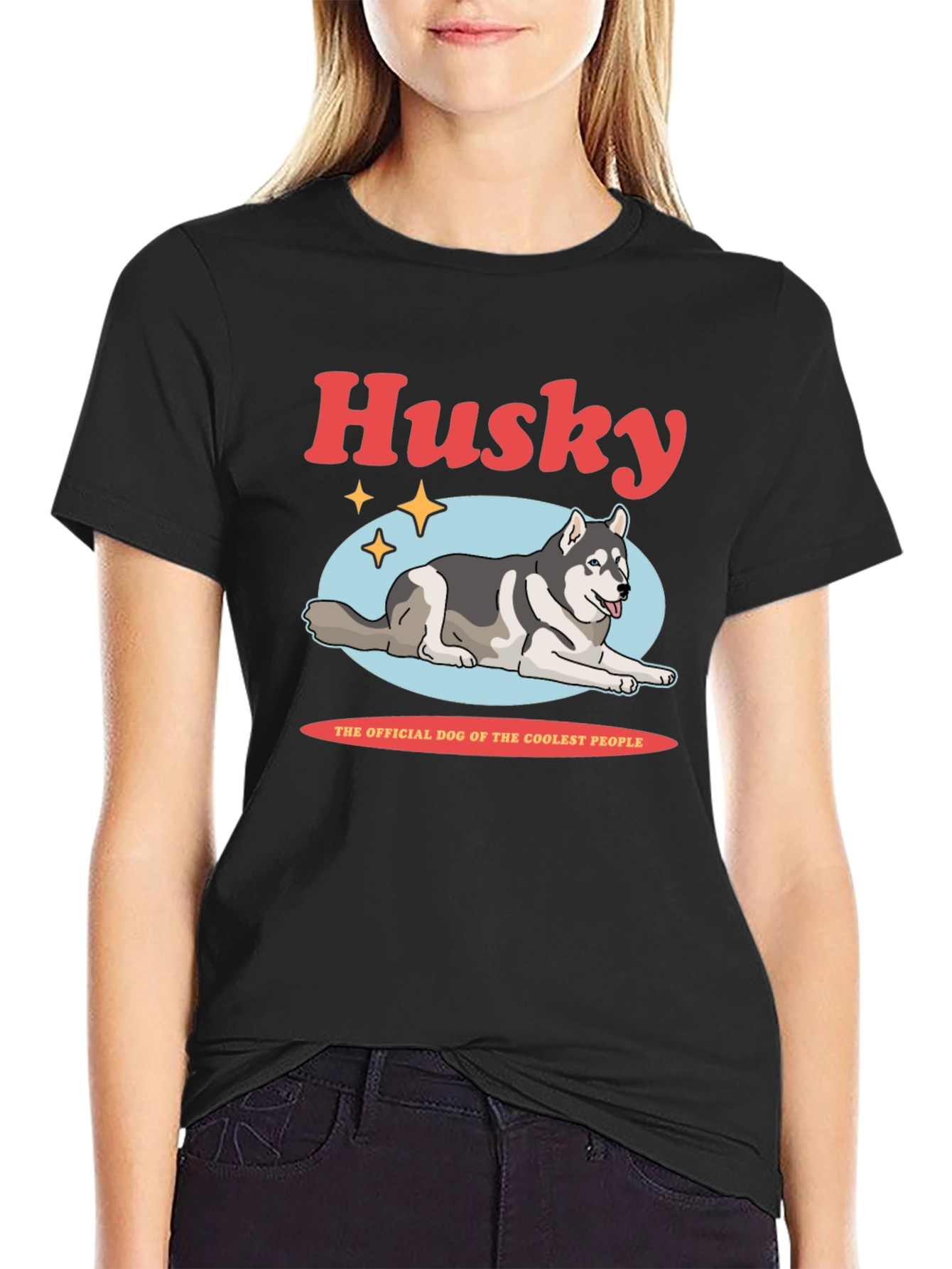 Husky Dog T-Shirt - Coolest People Apparel
