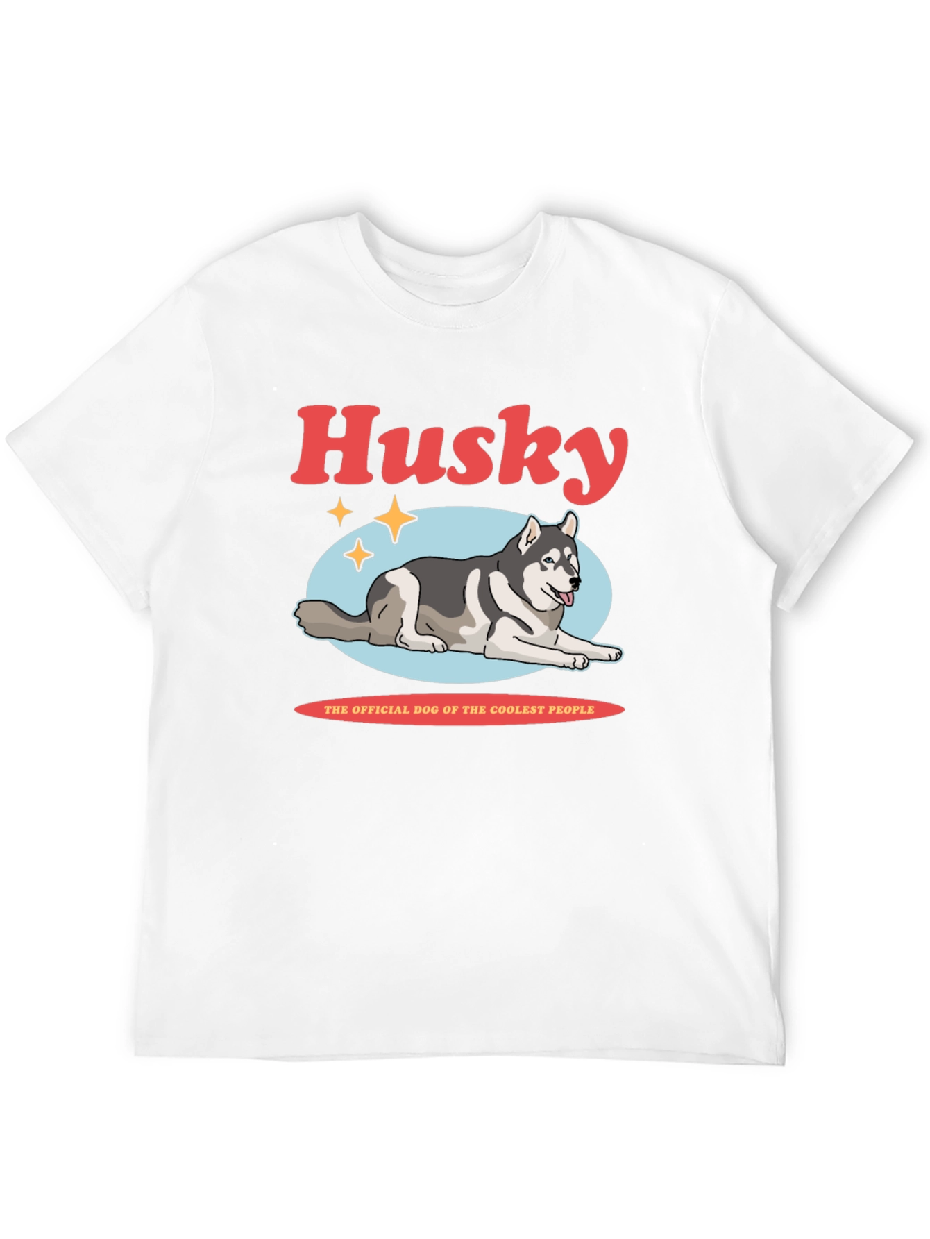 Husky Dog T-Shirt - Coolest People Apparel