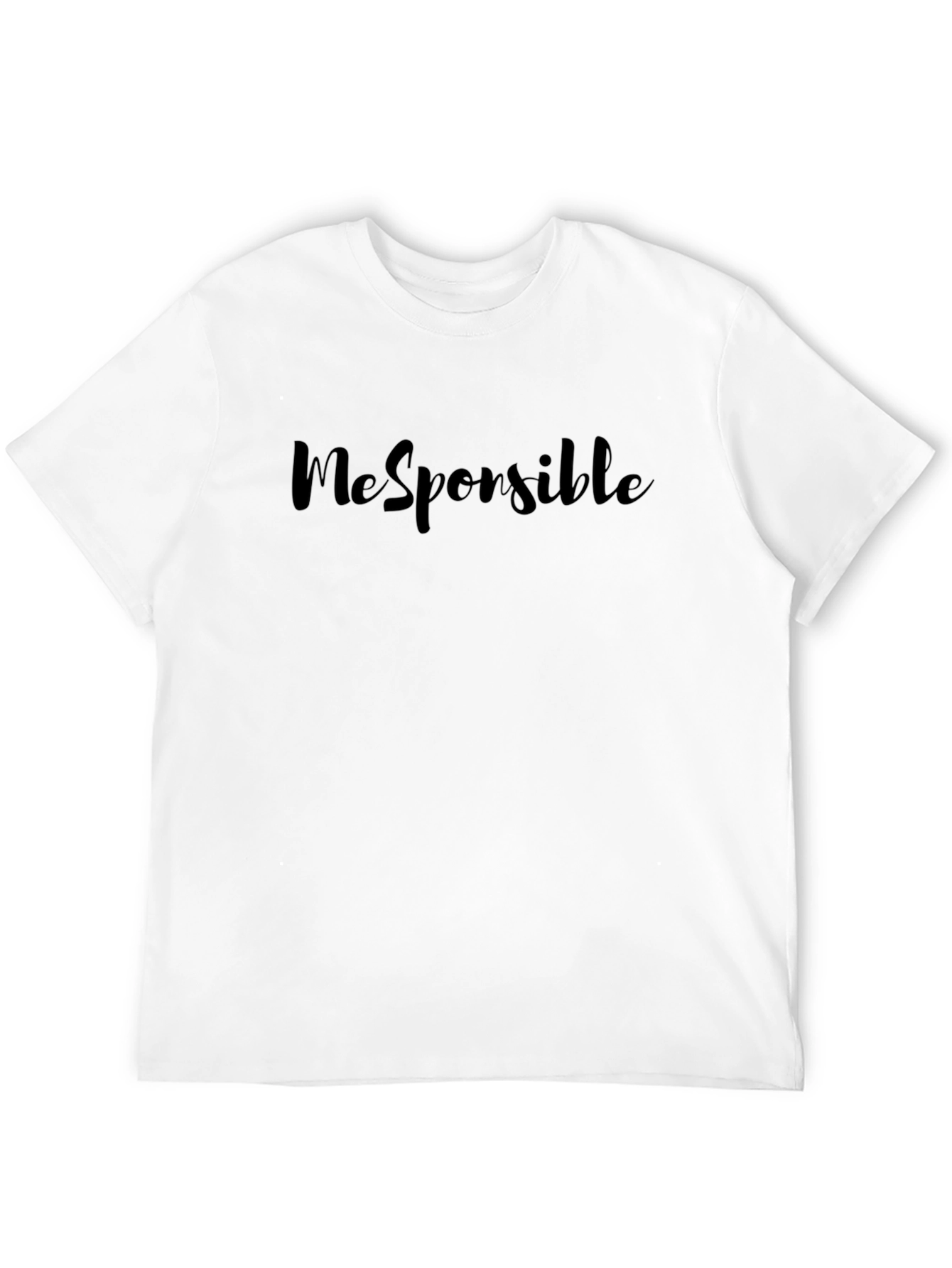 Mens MeSponsible Black T-Shirt