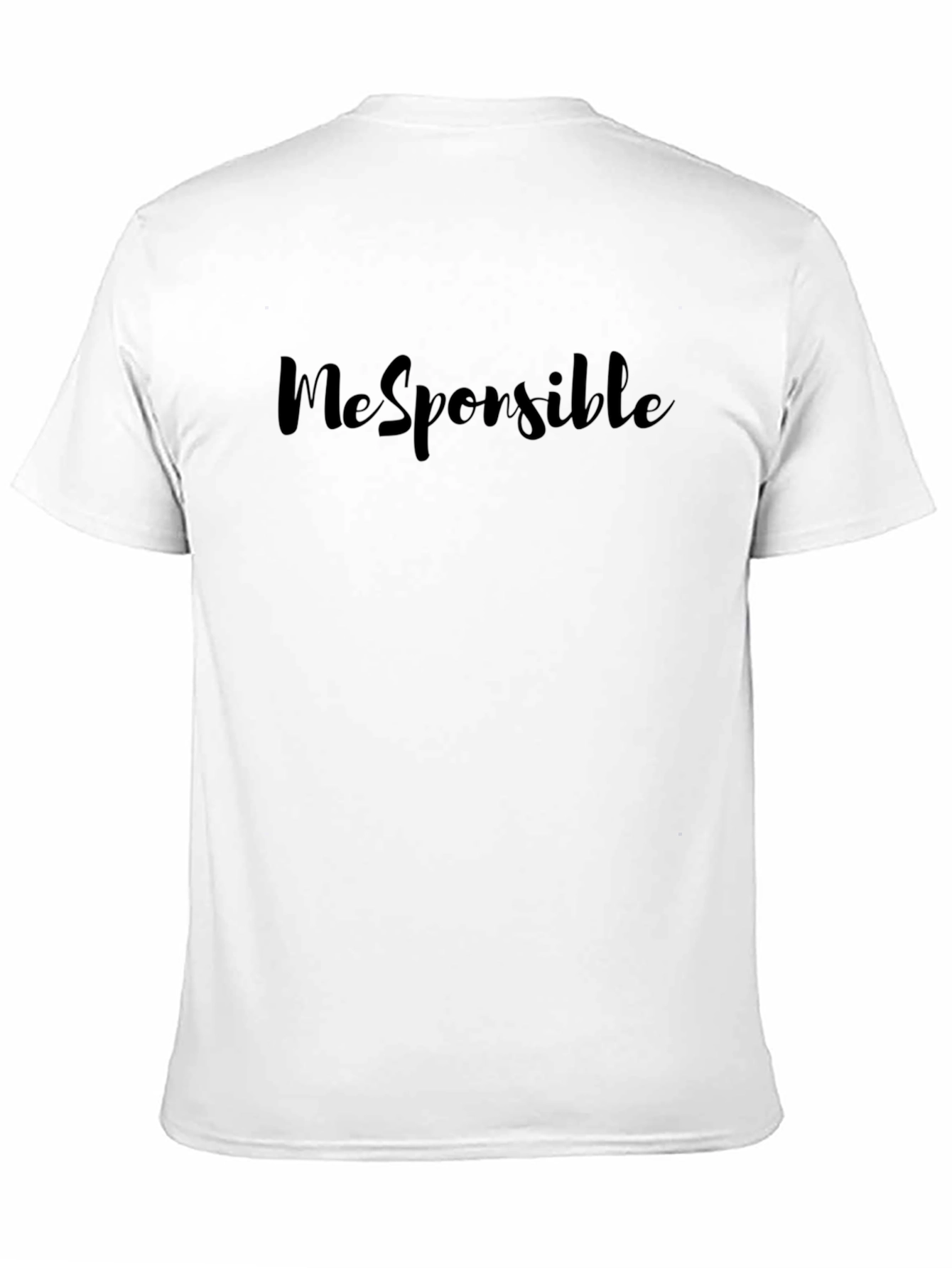 Mens MeSponsible Black T-Shirt