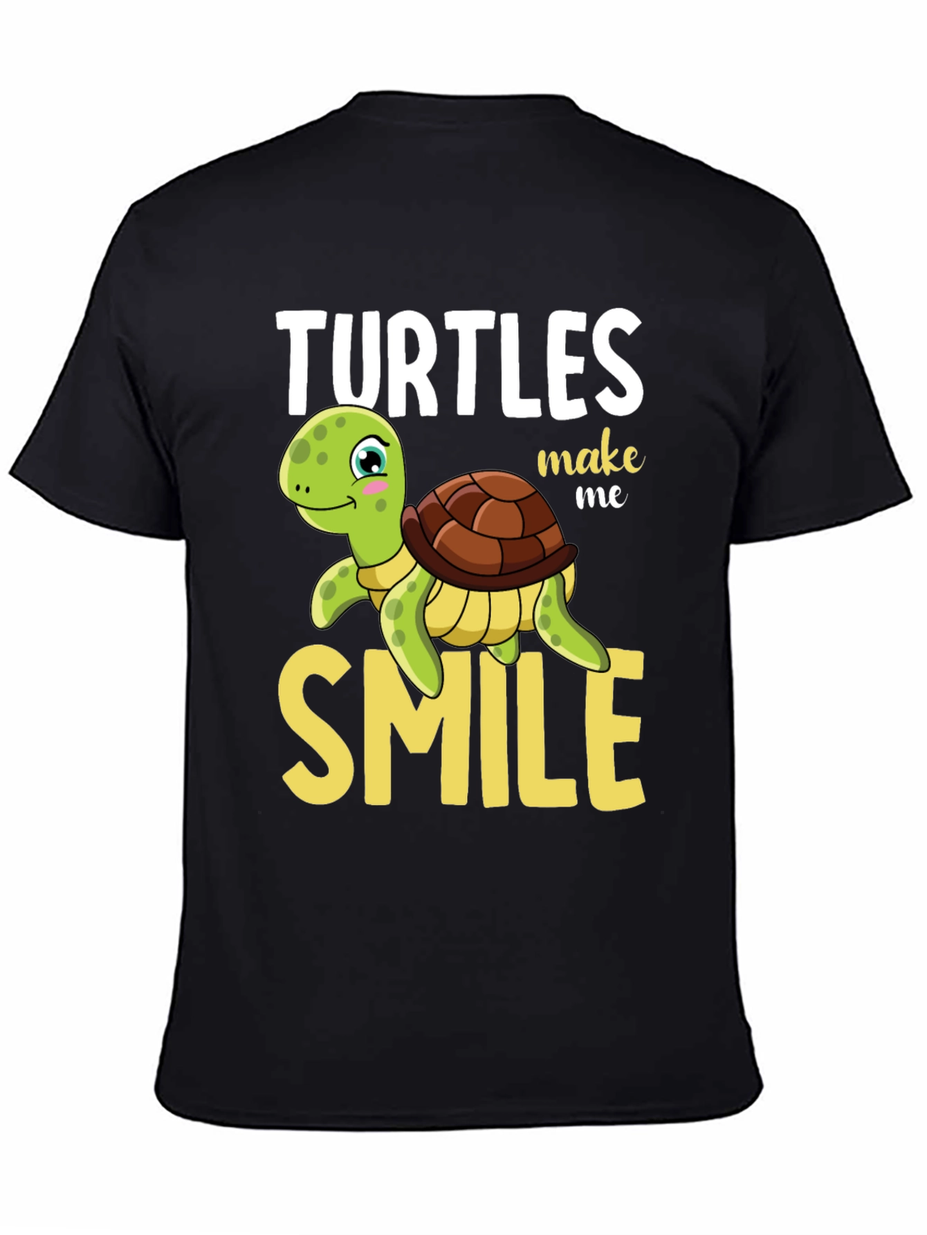 Turtles Make Me Smile Graphic T-Shirt