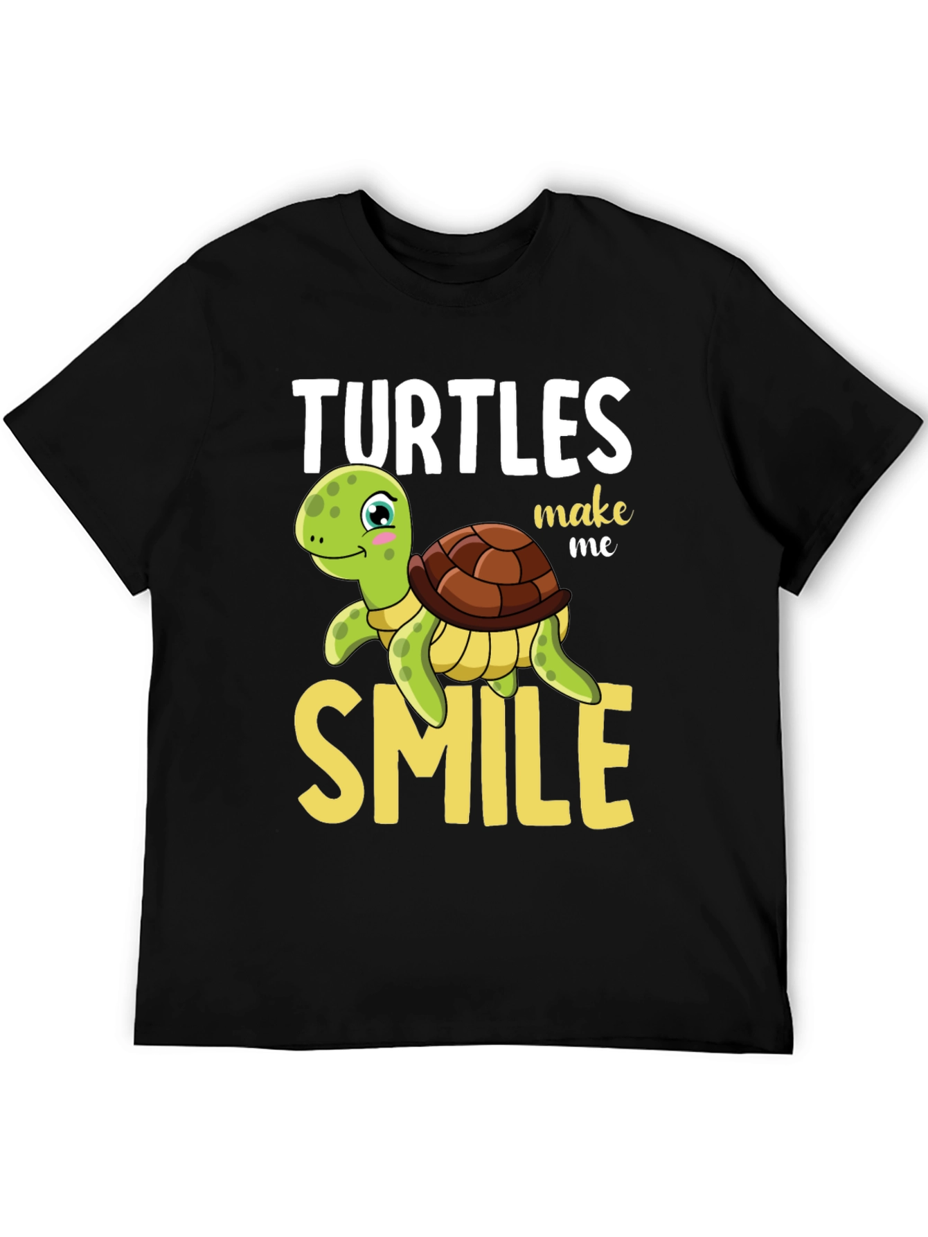 Turtles Make Me Smile Graphic T-Shirt