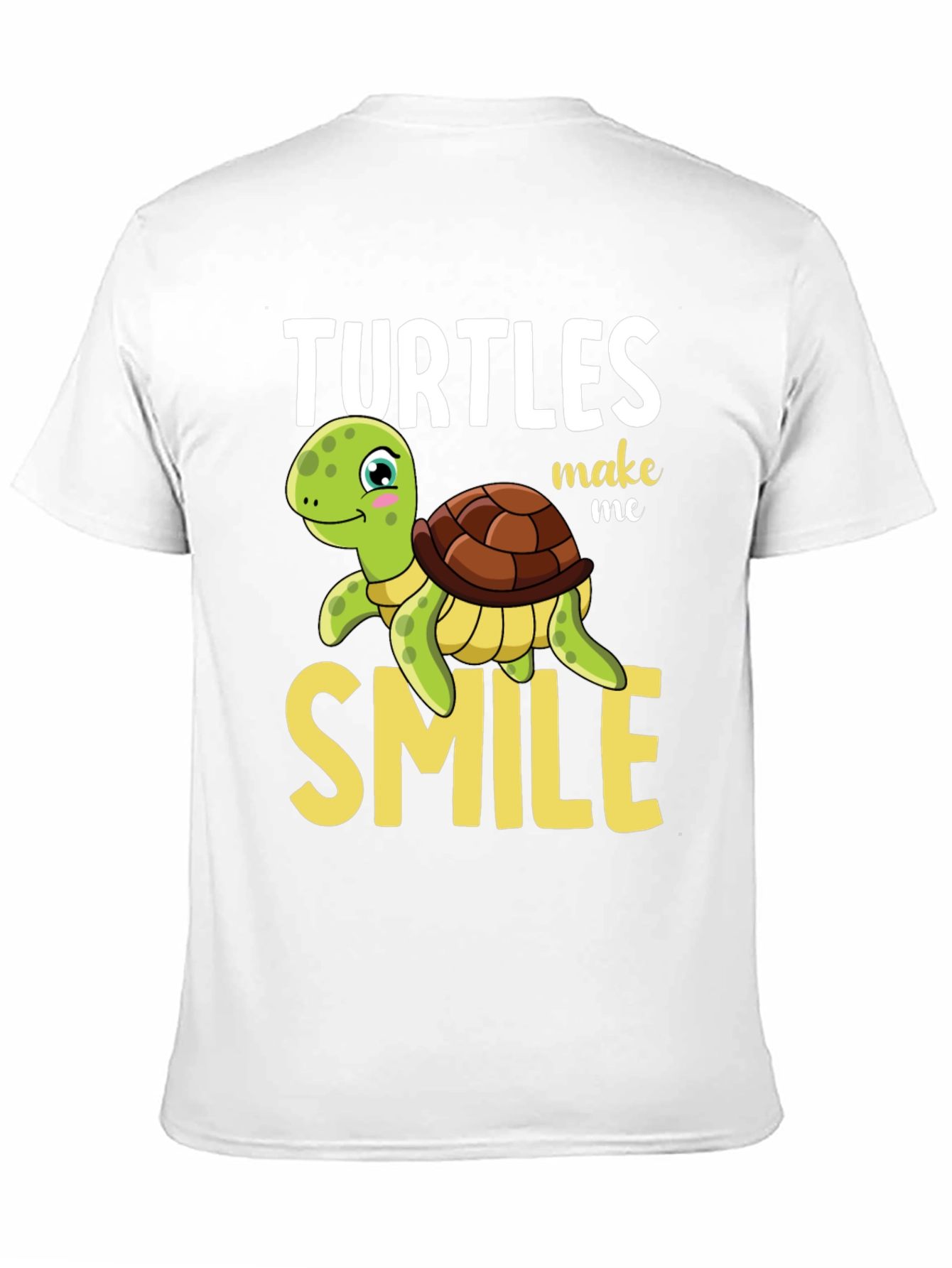 Turtles Make Me Smile Graphic T-Shirt