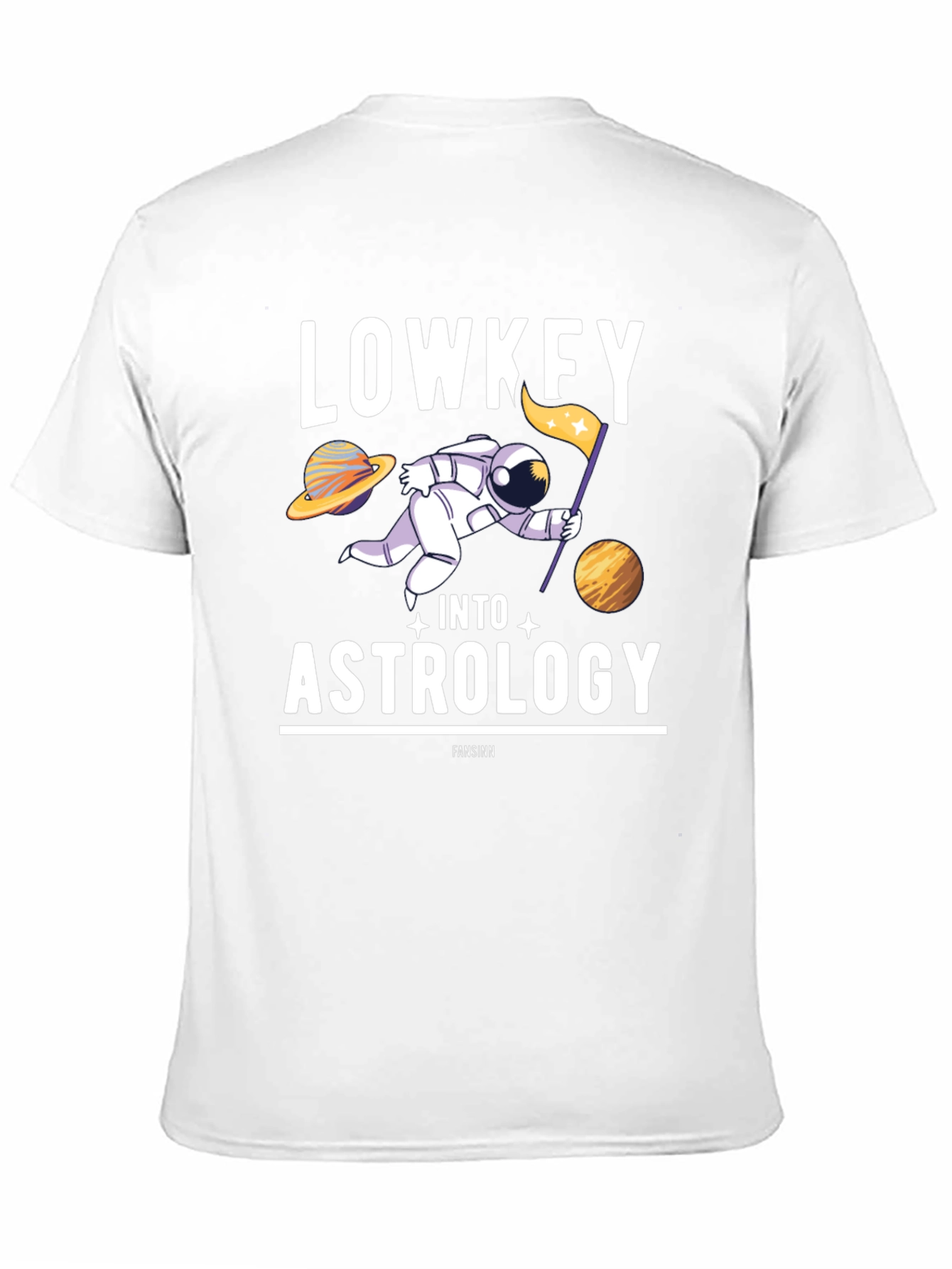 Lowkey Into Astrology T-Shirt: Space & Stars