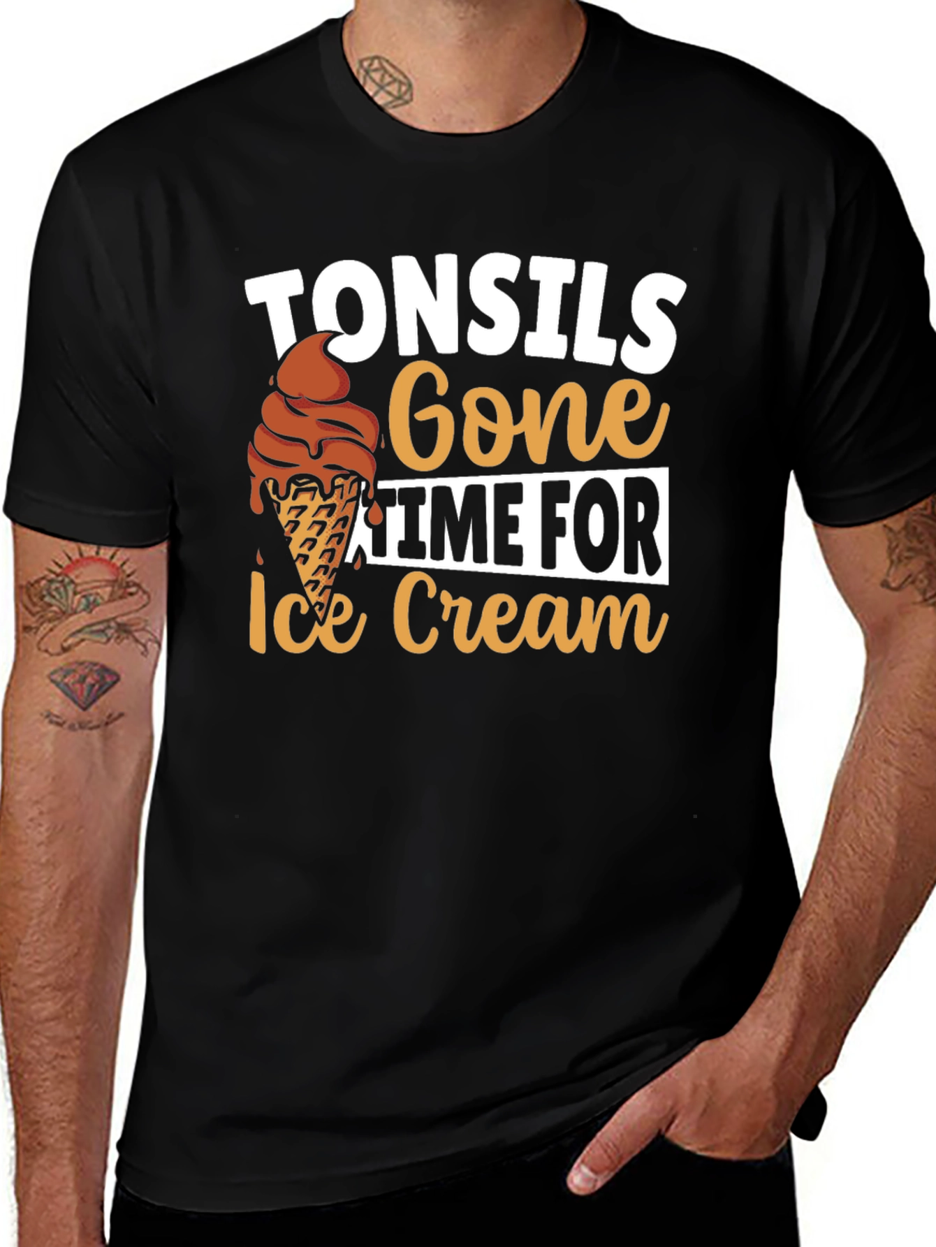 Tonsils Gone Ice Cream T-Shirt