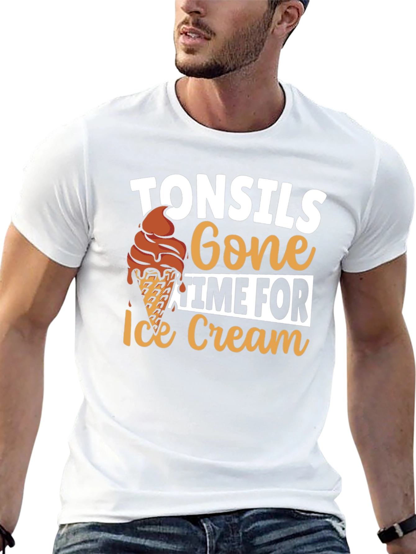Tonsils Gone Ice Cream T-Shirt