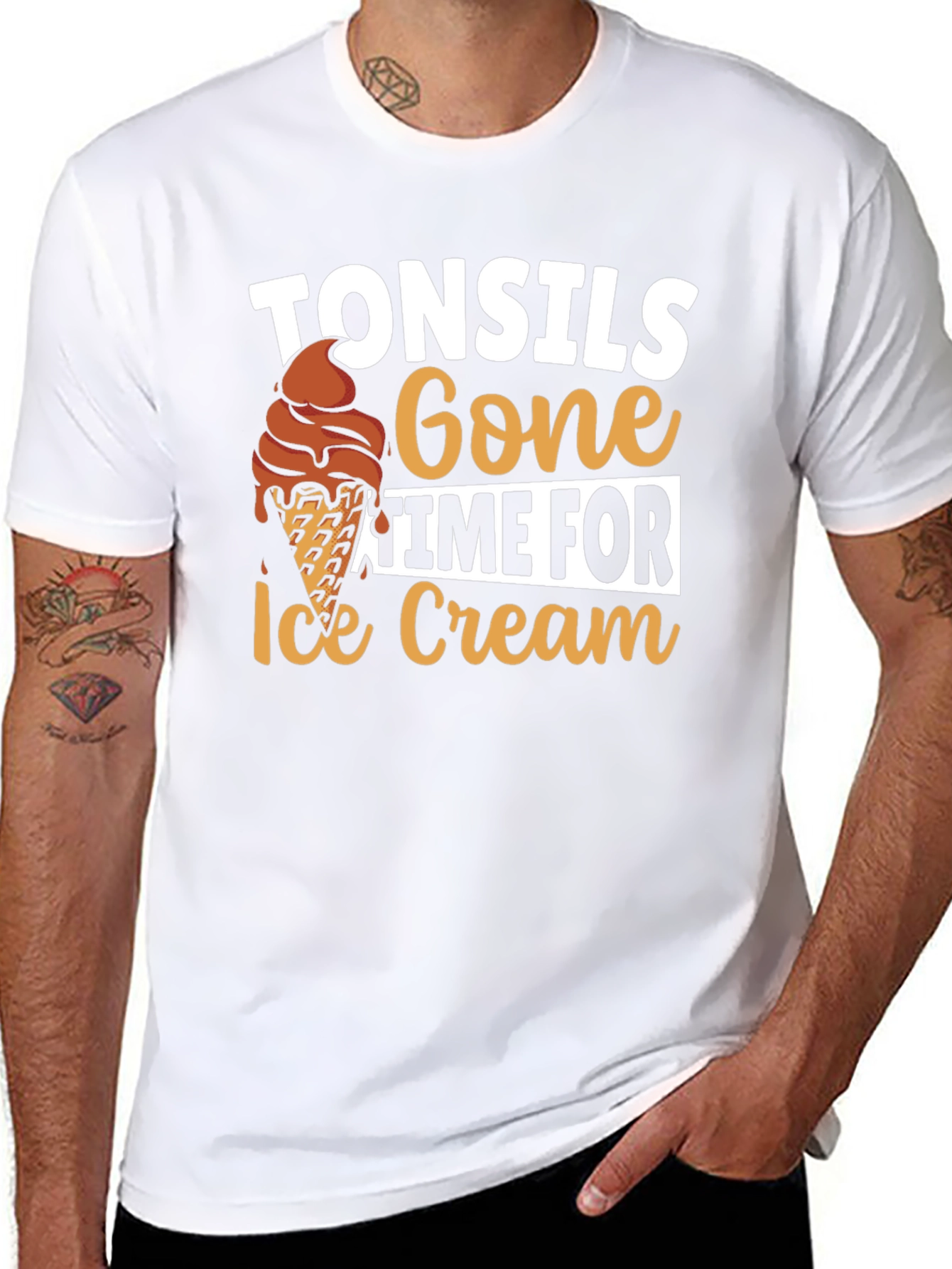 Tonsils Gone Ice Cream T-Shirt