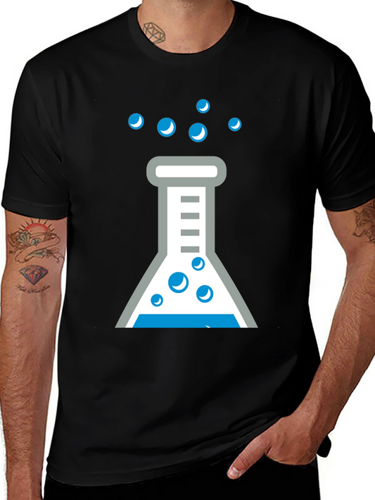 Science Beaker Graphic Tee - Fun Chemistry Shirt
