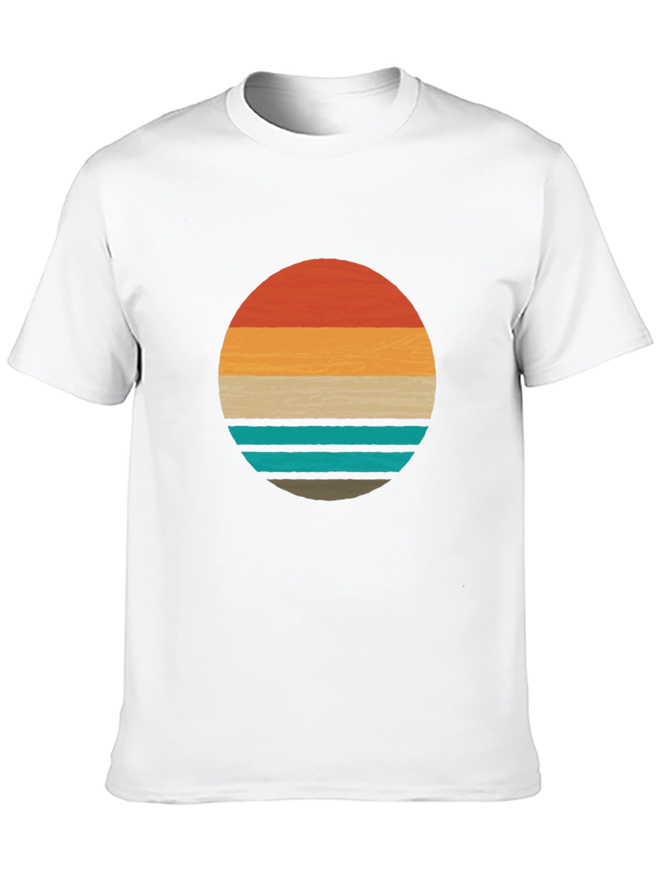 Retro Sunset Graphic Tee - Stylish Comfort