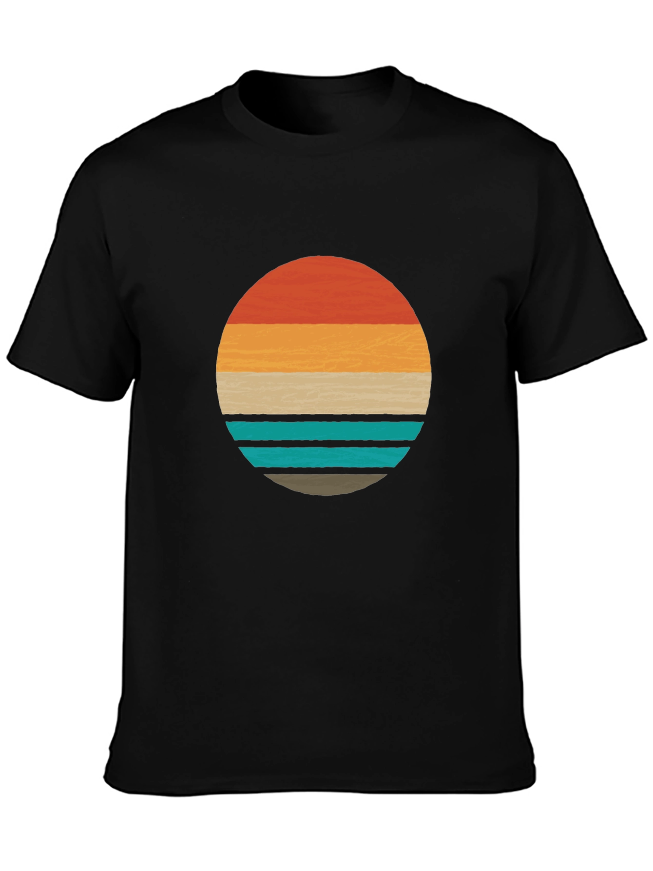 Retro Sunset Graphic Tee - Stylish Comfort