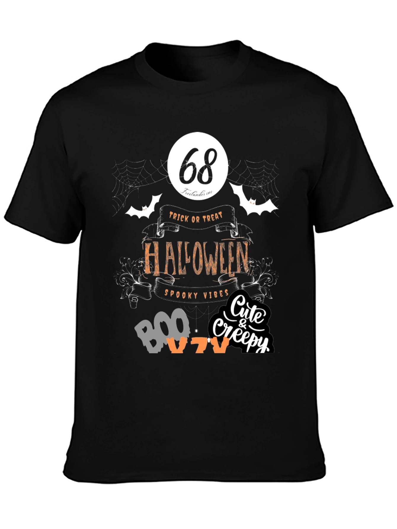 Halloween Spooky Vibes Graphic Tee