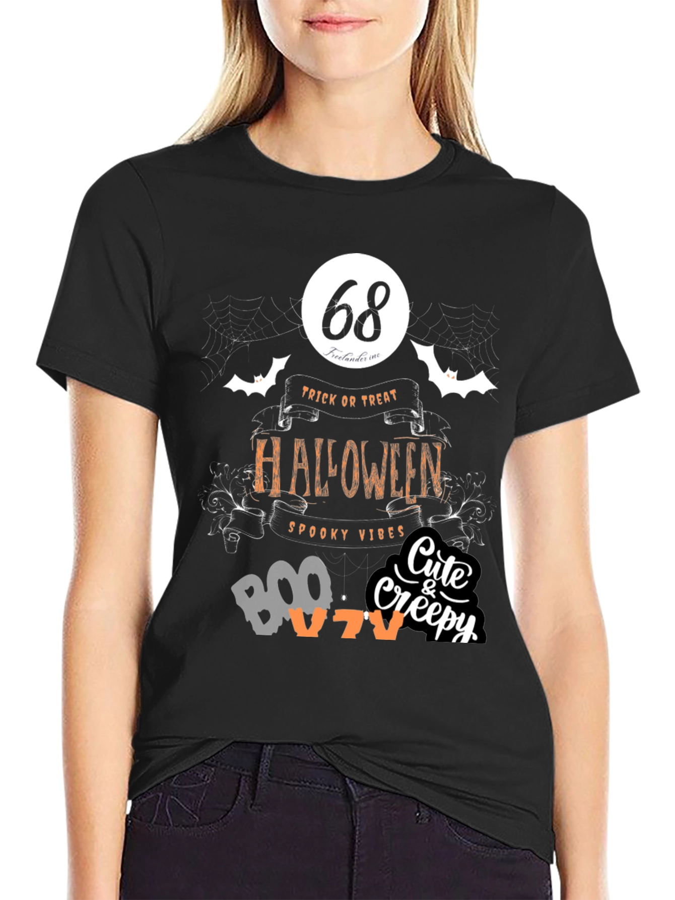 Halloween Spooky Vibes Graphic Tee