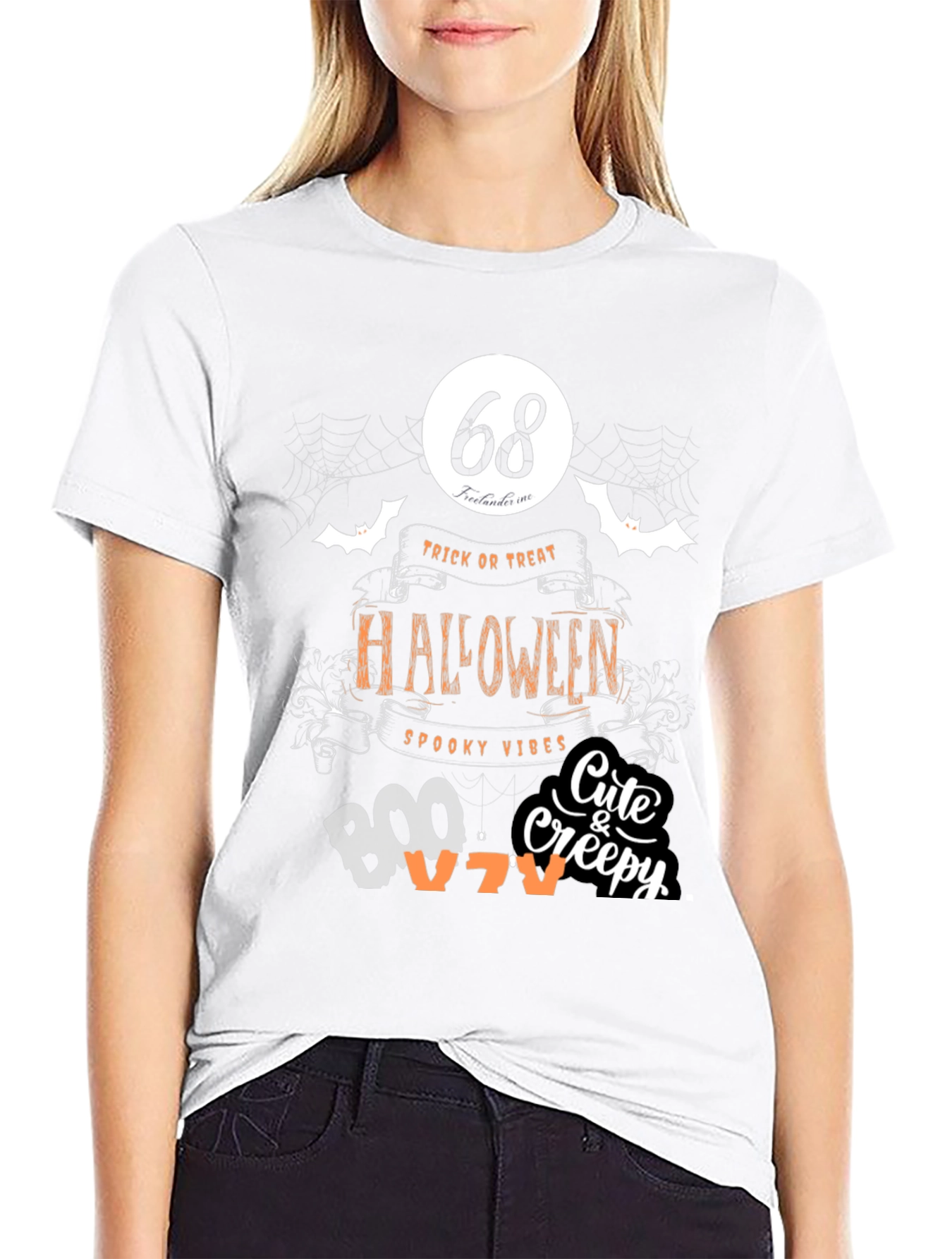 Halloween Spooky Vibes Graphic Tee