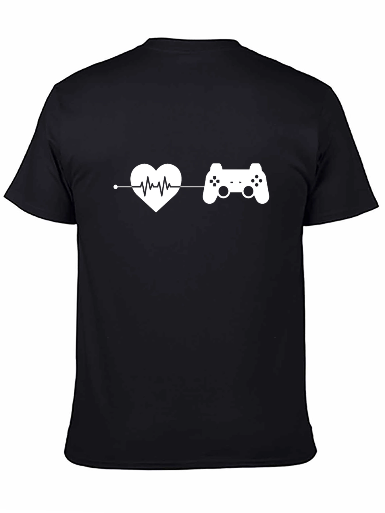 Gamer Heartbeat Black Tee