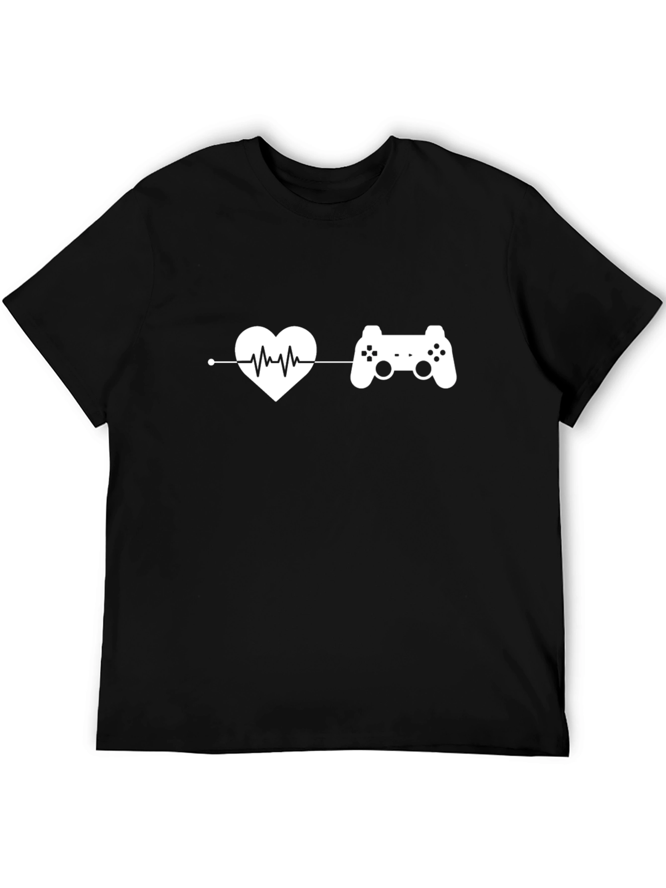 Gamer Heartbeat Black Tee
