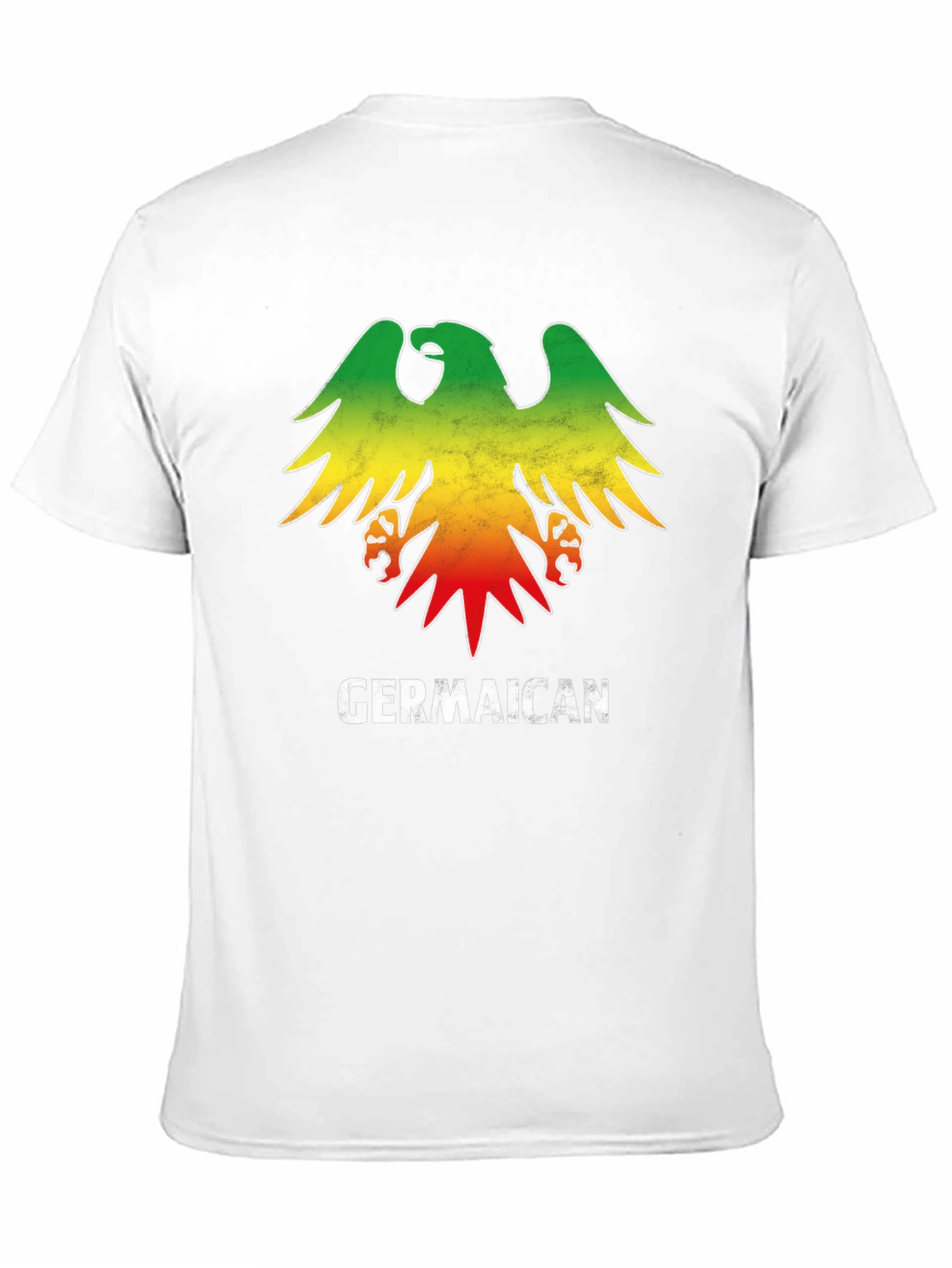 Germaican T-Shirt - German Jamaican Flag Eagle