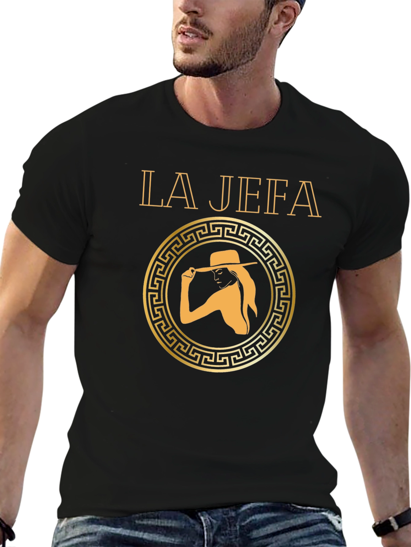 La Jefa Graphic Tee - Black