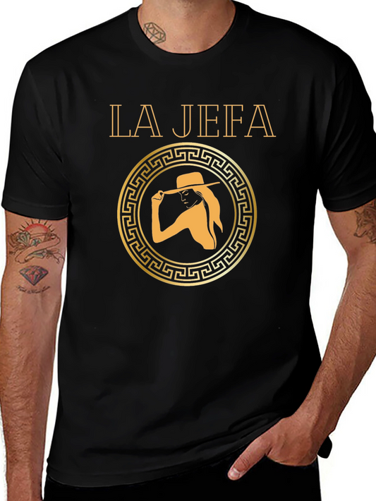 La Jefa Graphic Tee - Black