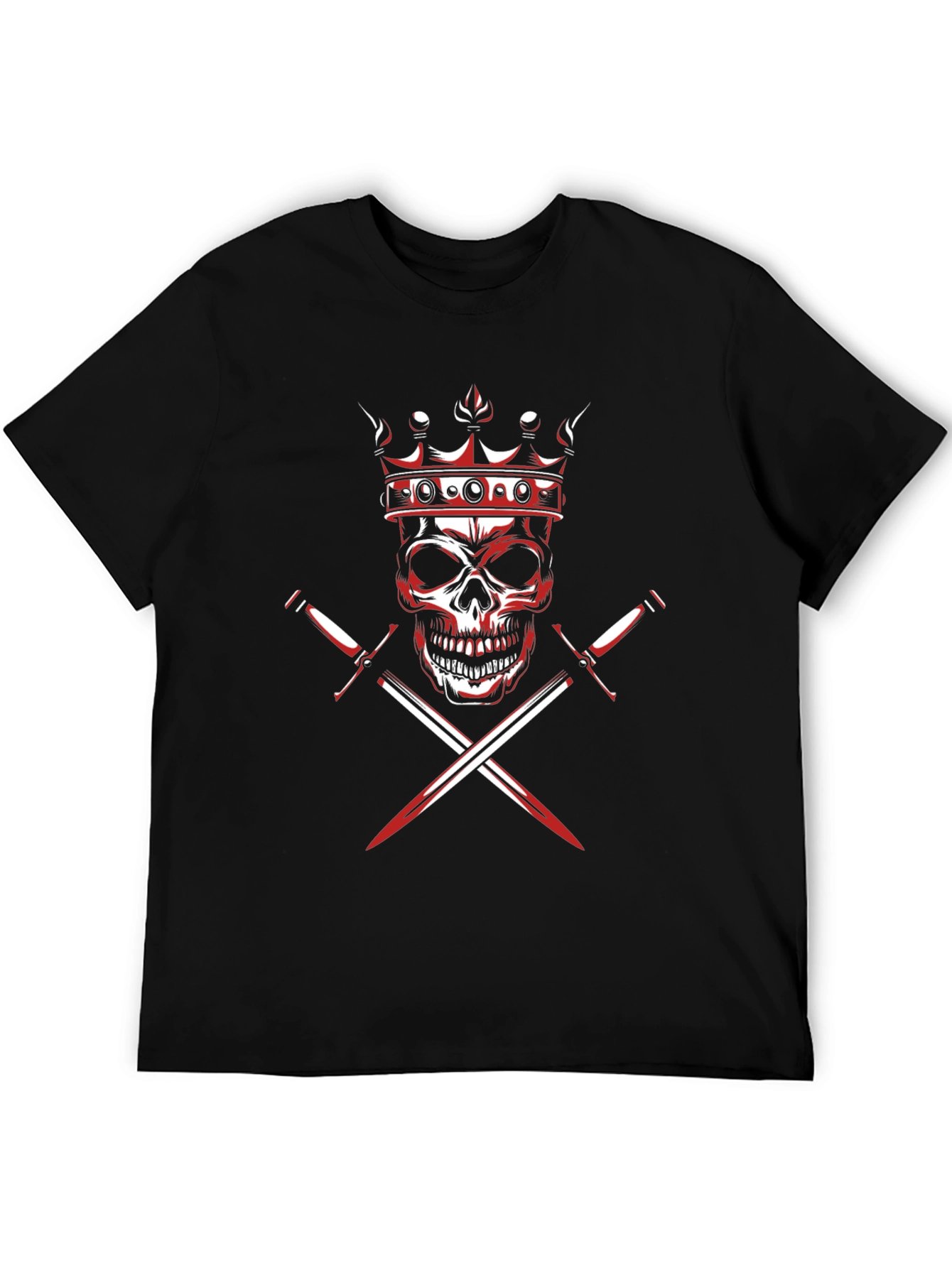 Skull King Graphic Tee - Edgy Streetwear