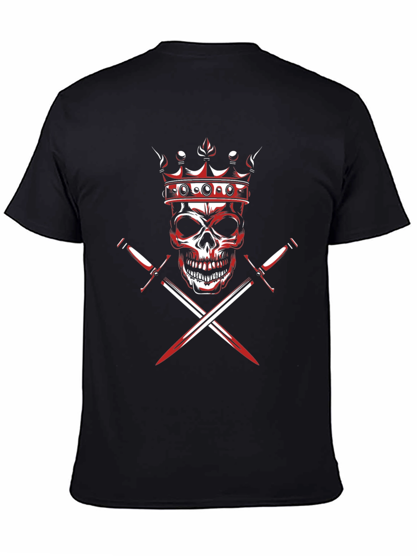 Skull King Graphic Tee - Edgy Streetwear
